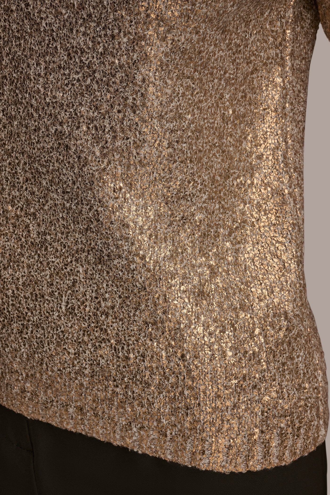 FOIL BOUCLE SWEATER VIEW 6
