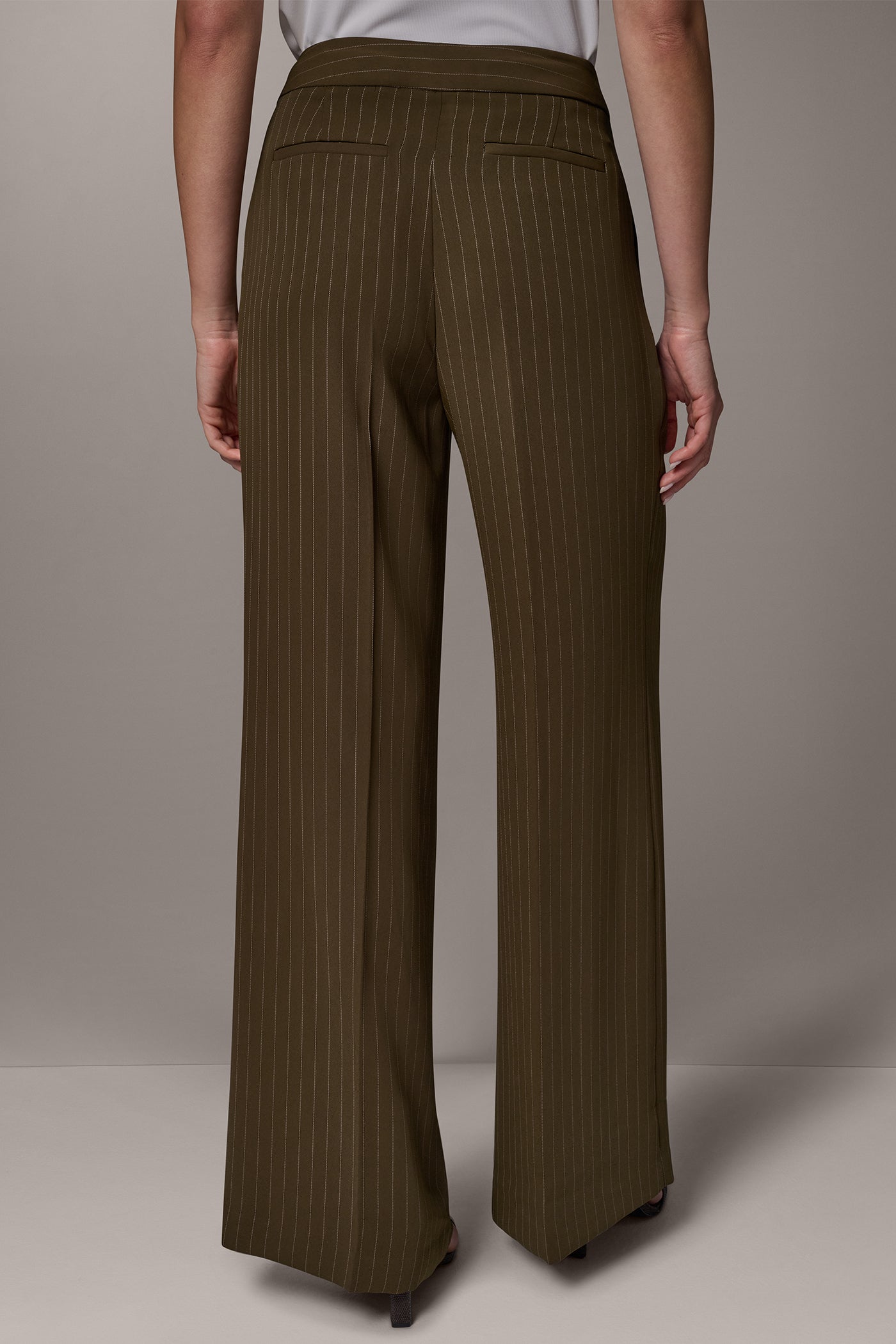 PINSTRIPE WIDE-LEG PANT VIEW 3