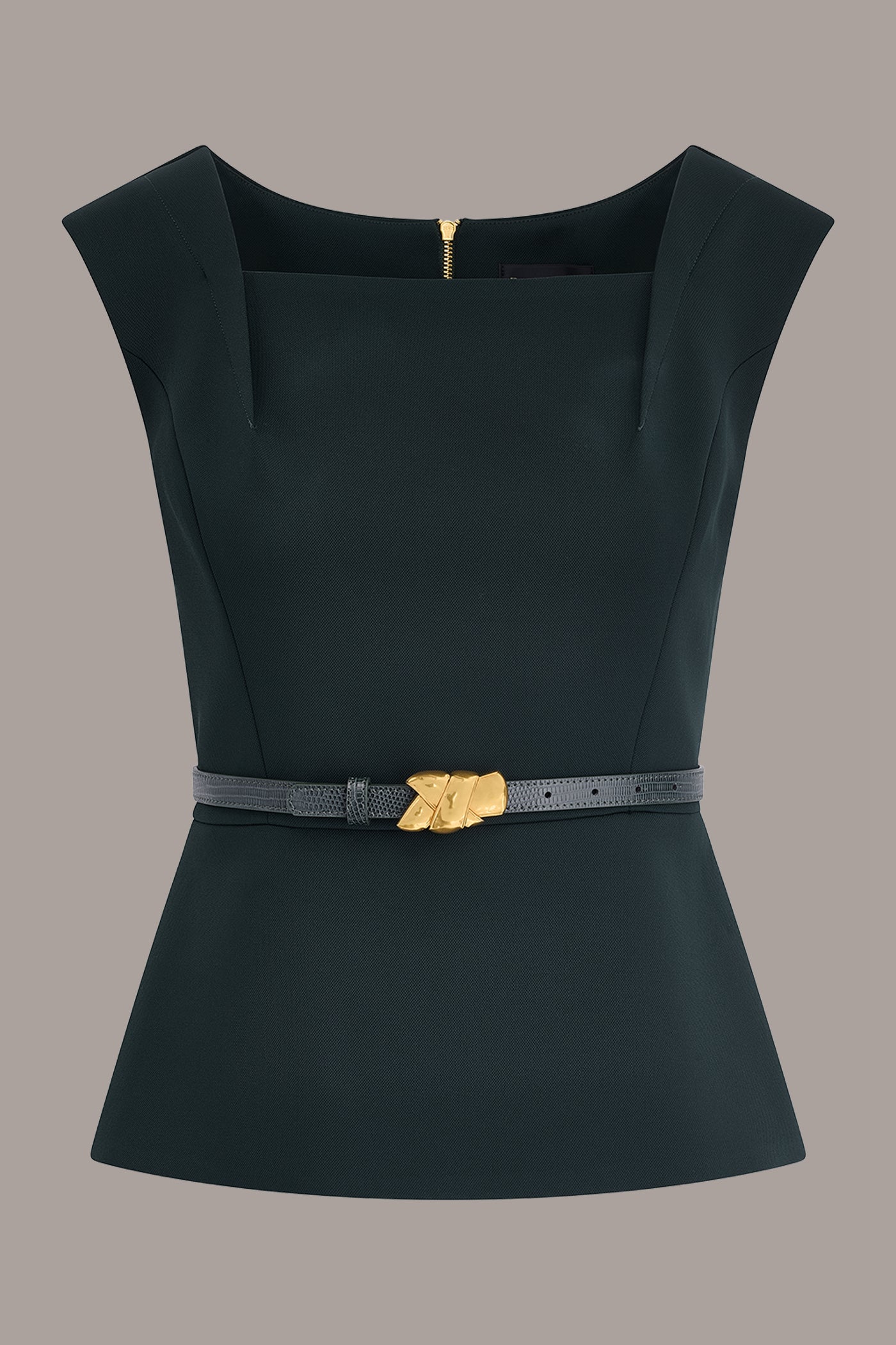 SLEEVELESS PEPLUM BLOUSE VIEW 11