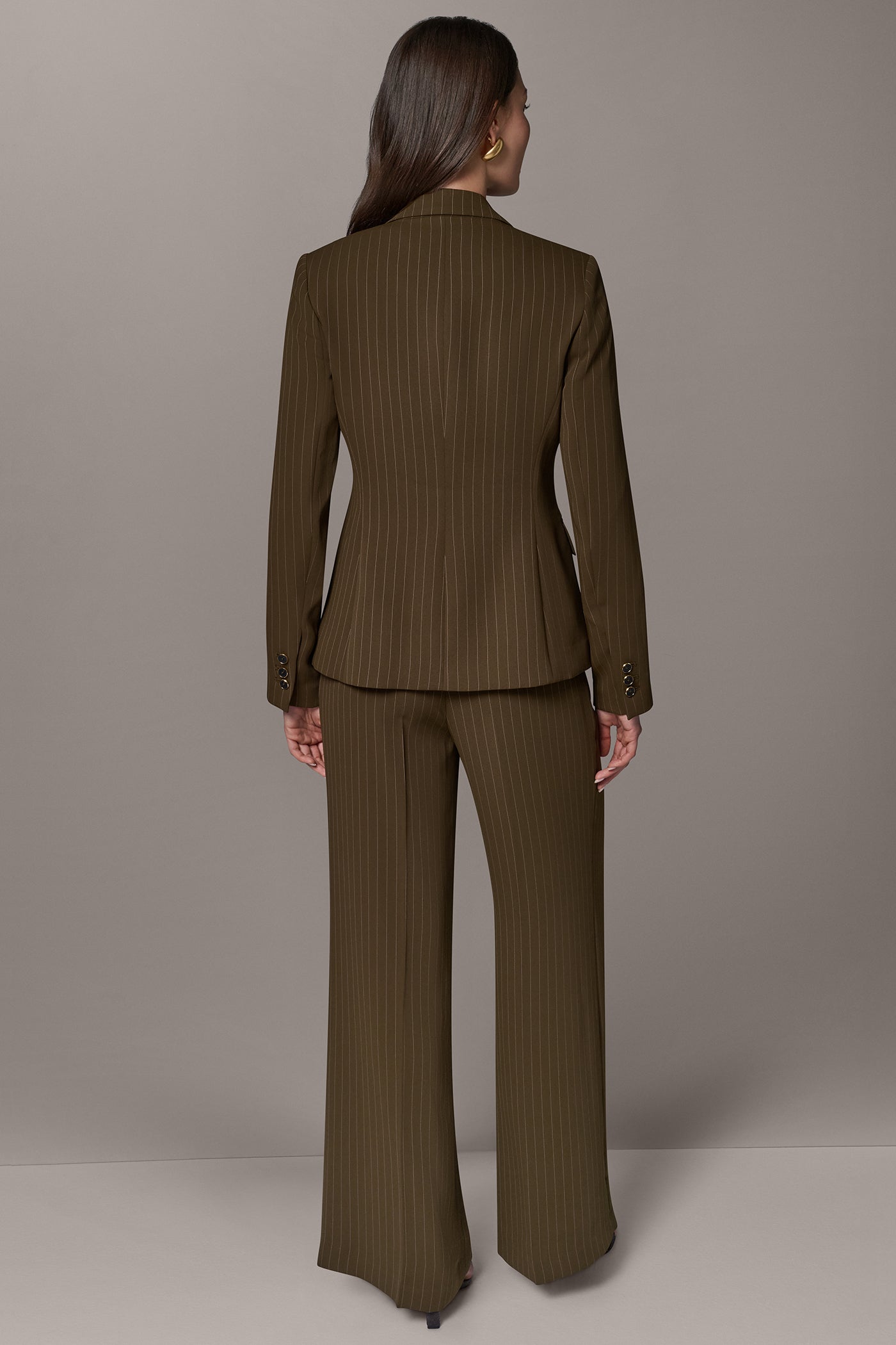 PINSTRIPE SUIT JACKET VIEW 12