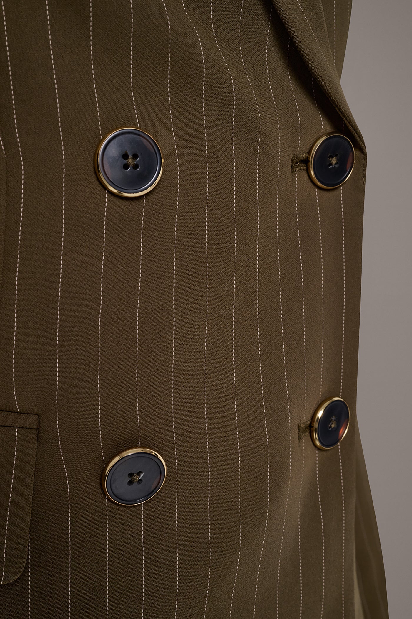 PINSTRIPE SUIT JACKET VIEW 6