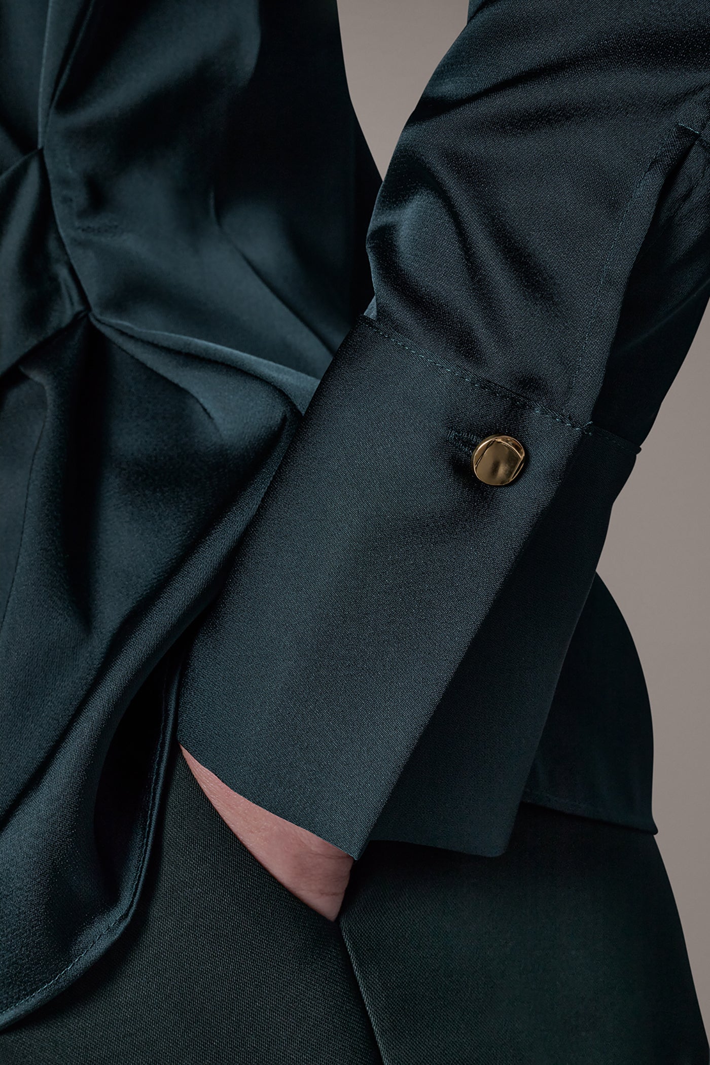 FAUX-WRAP BLOUSE VIEW 7