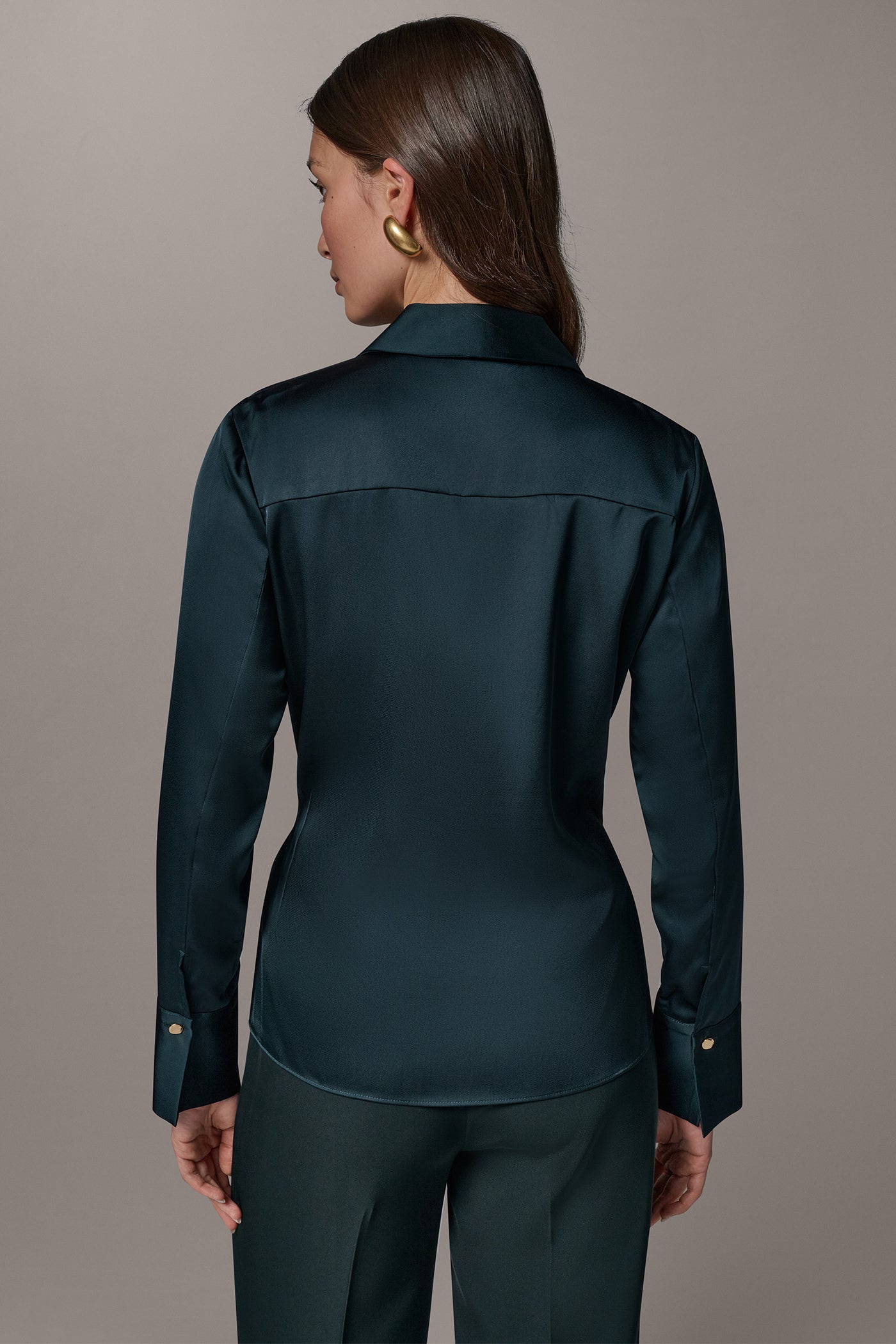 FAUX-WRAP BLOUSE VIEW 3