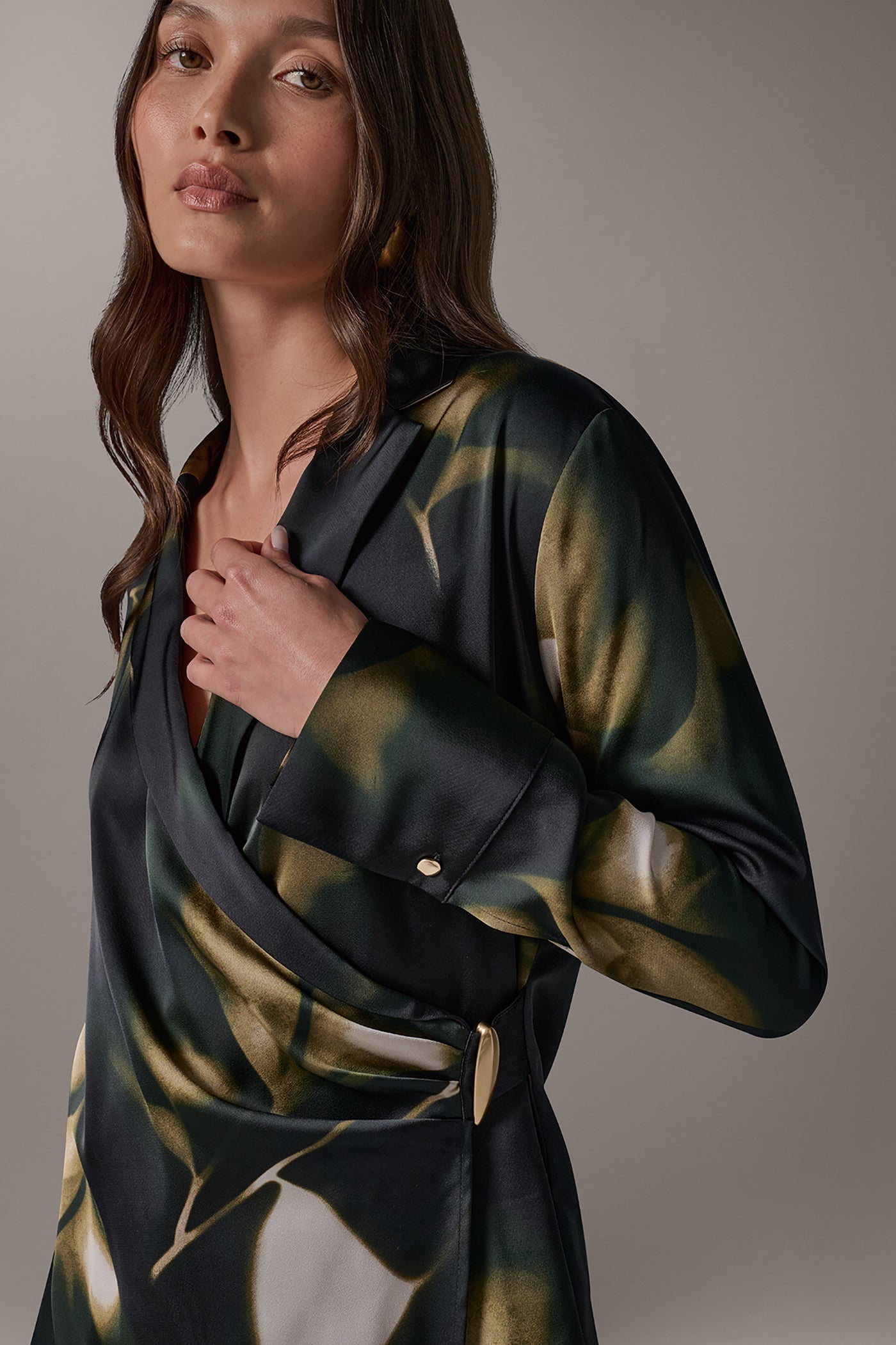 FAUX-WRAP BLOUSE VIEW 2