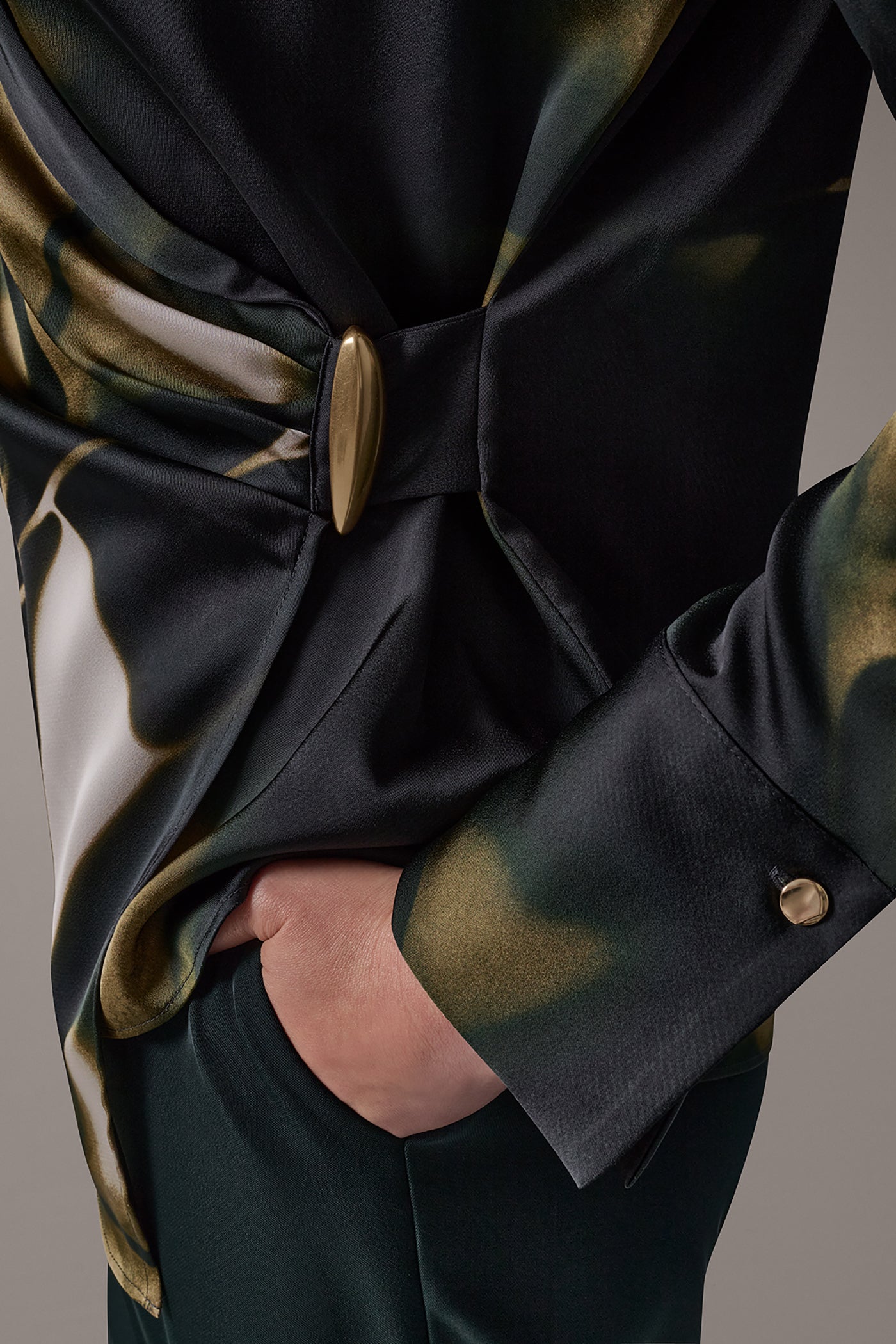 FAUX-WRAP BLOUSE VIEW 5