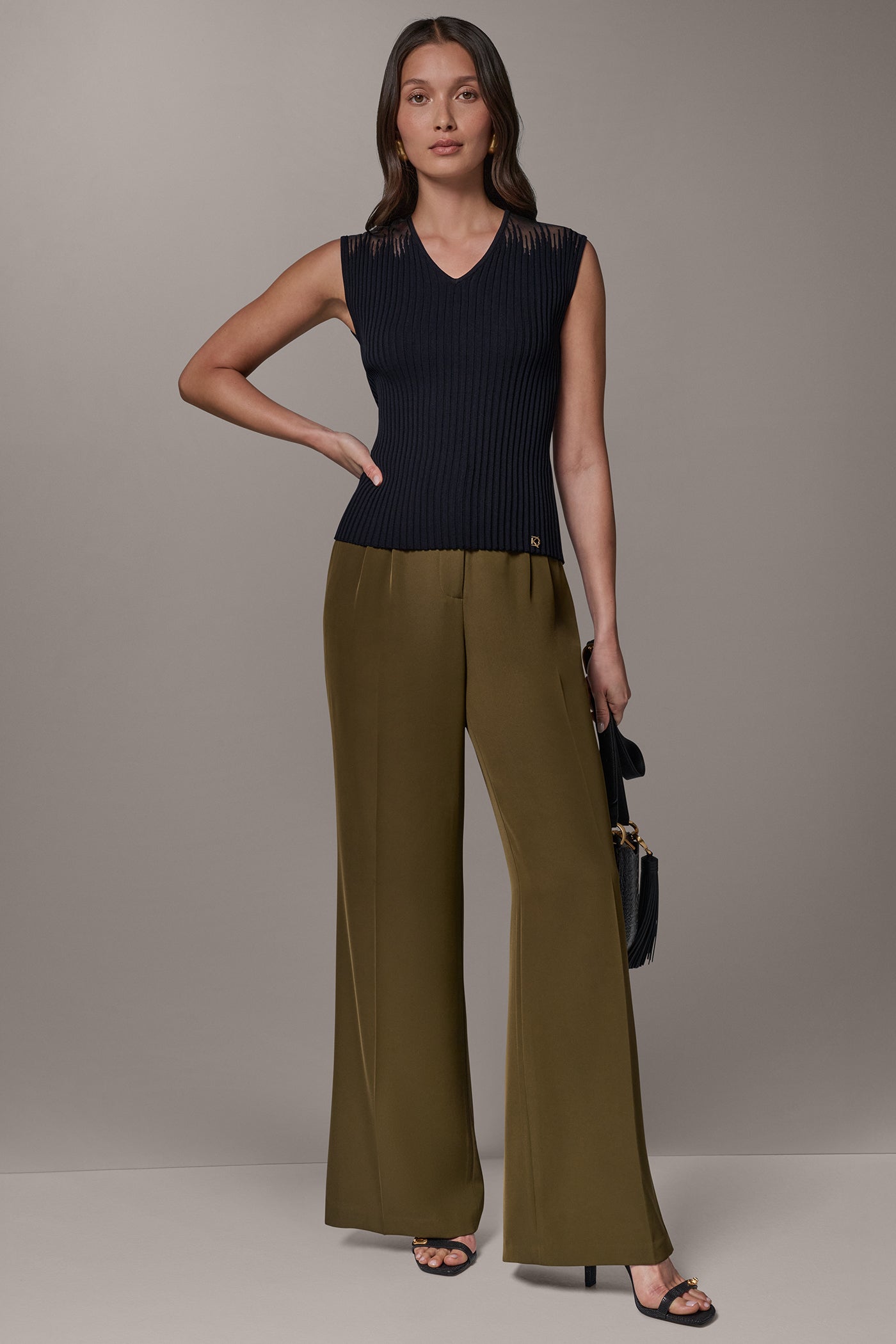 SLEEVELESS ILLUSION SWEATER VIEW 7
