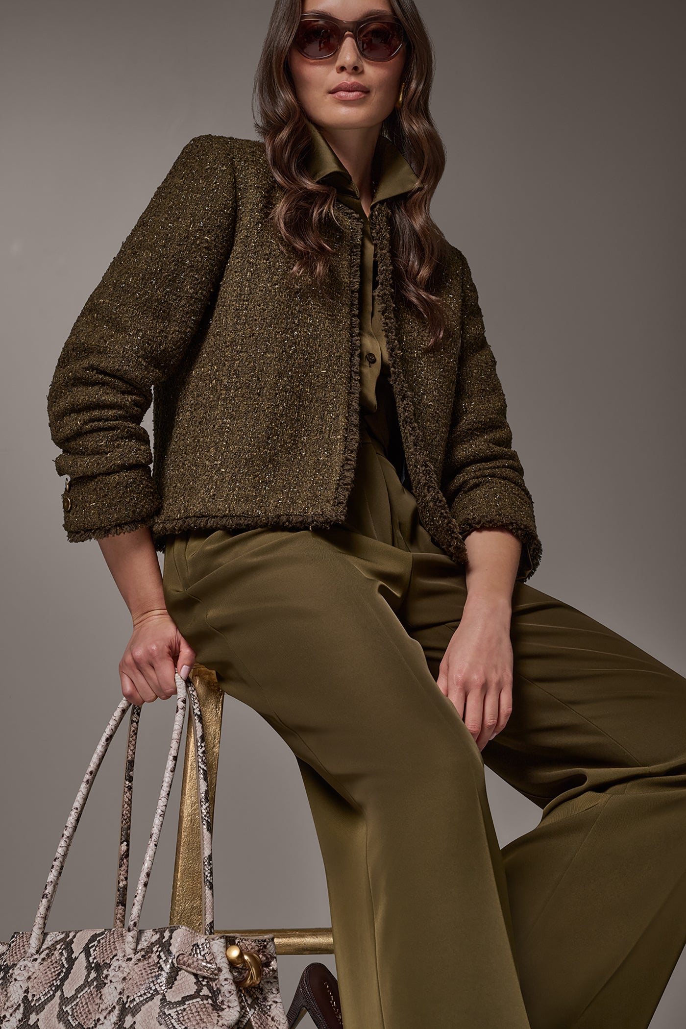 CROPPED TWEED JACKET VIEW 12