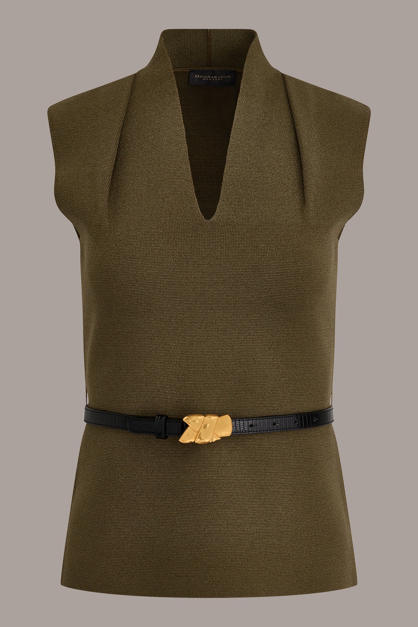 SLEEVELESS METALLIC CO-ORD BLOUSE VIEW 8 | Clothing