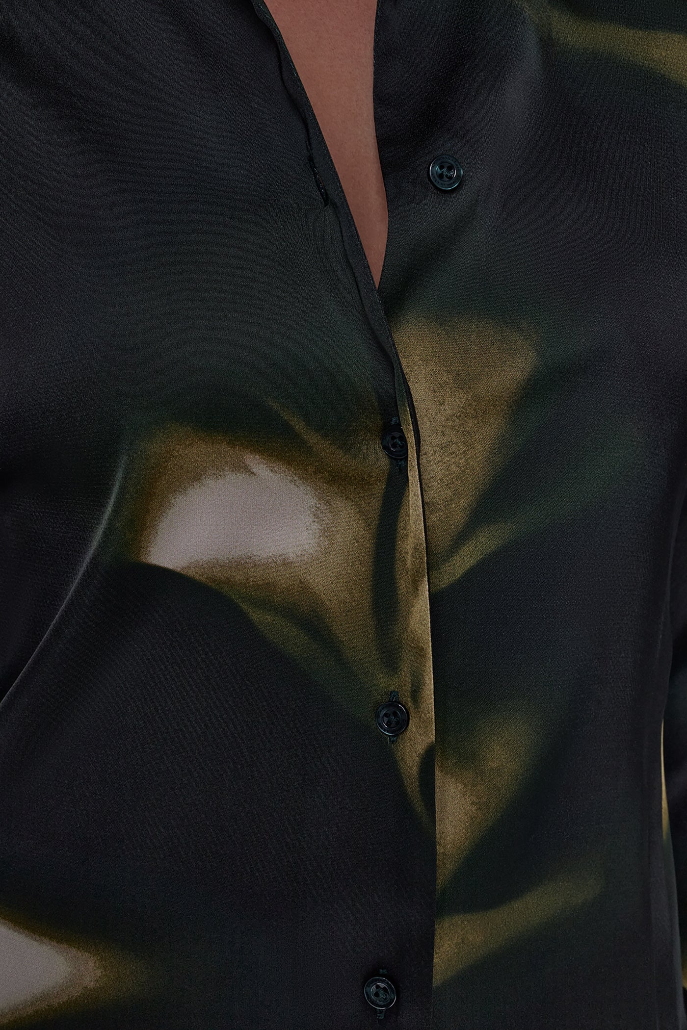 FLORAL POINTED HEM BLOUSE VIEW 5