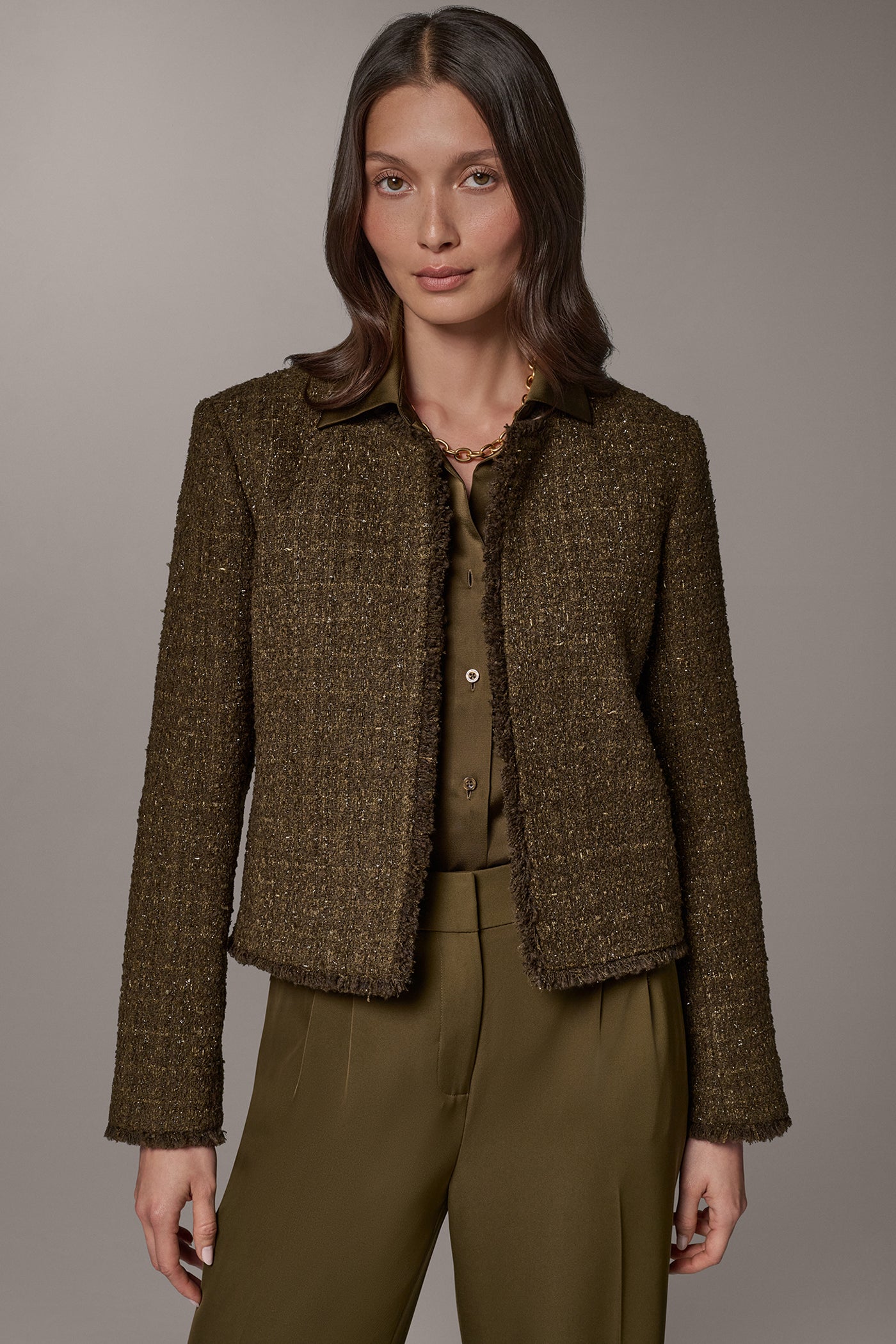 CROPPED TWEED JACKET VIEW 1