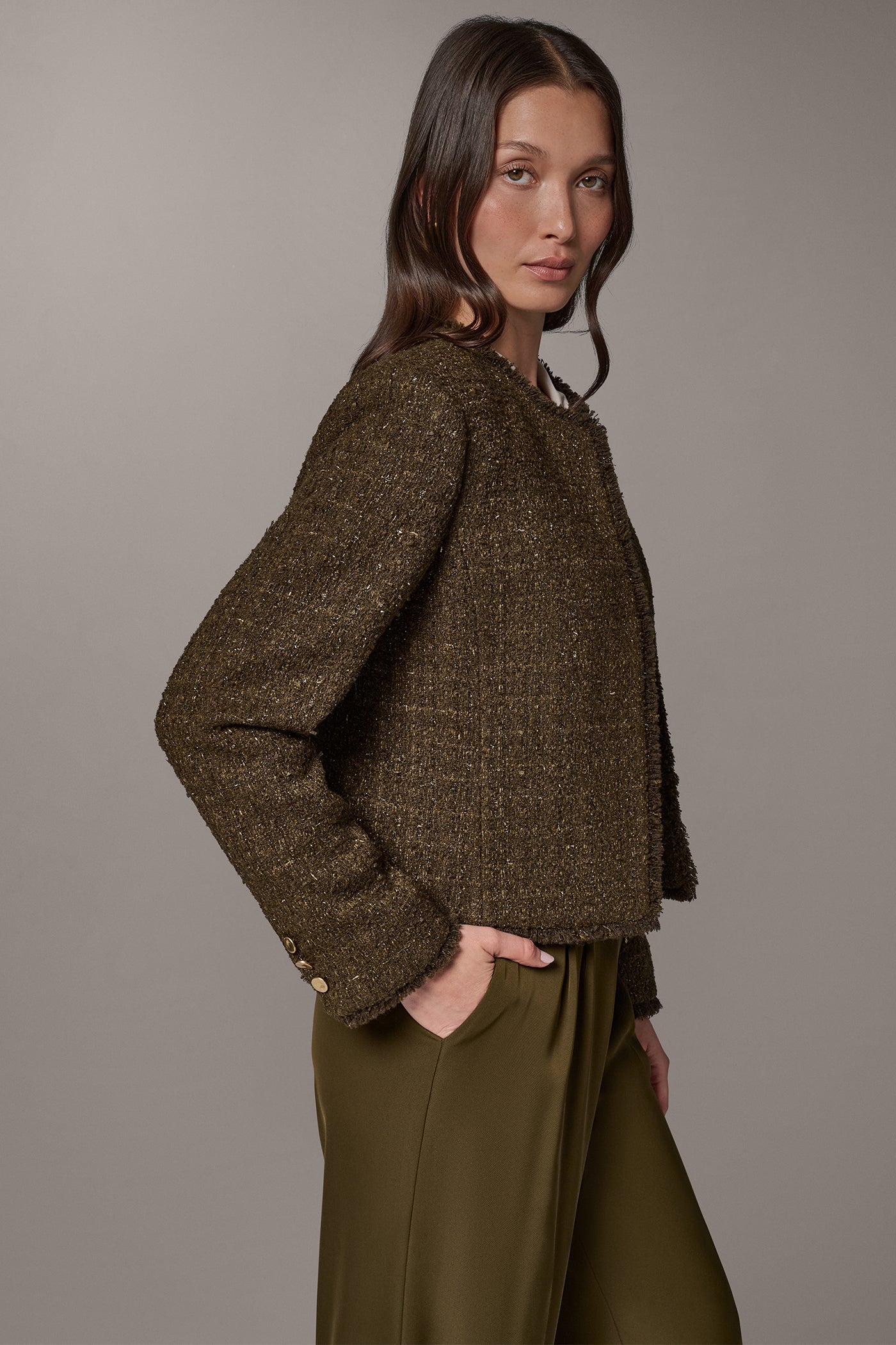 CROPPED TWEED JACKET VIEW 2