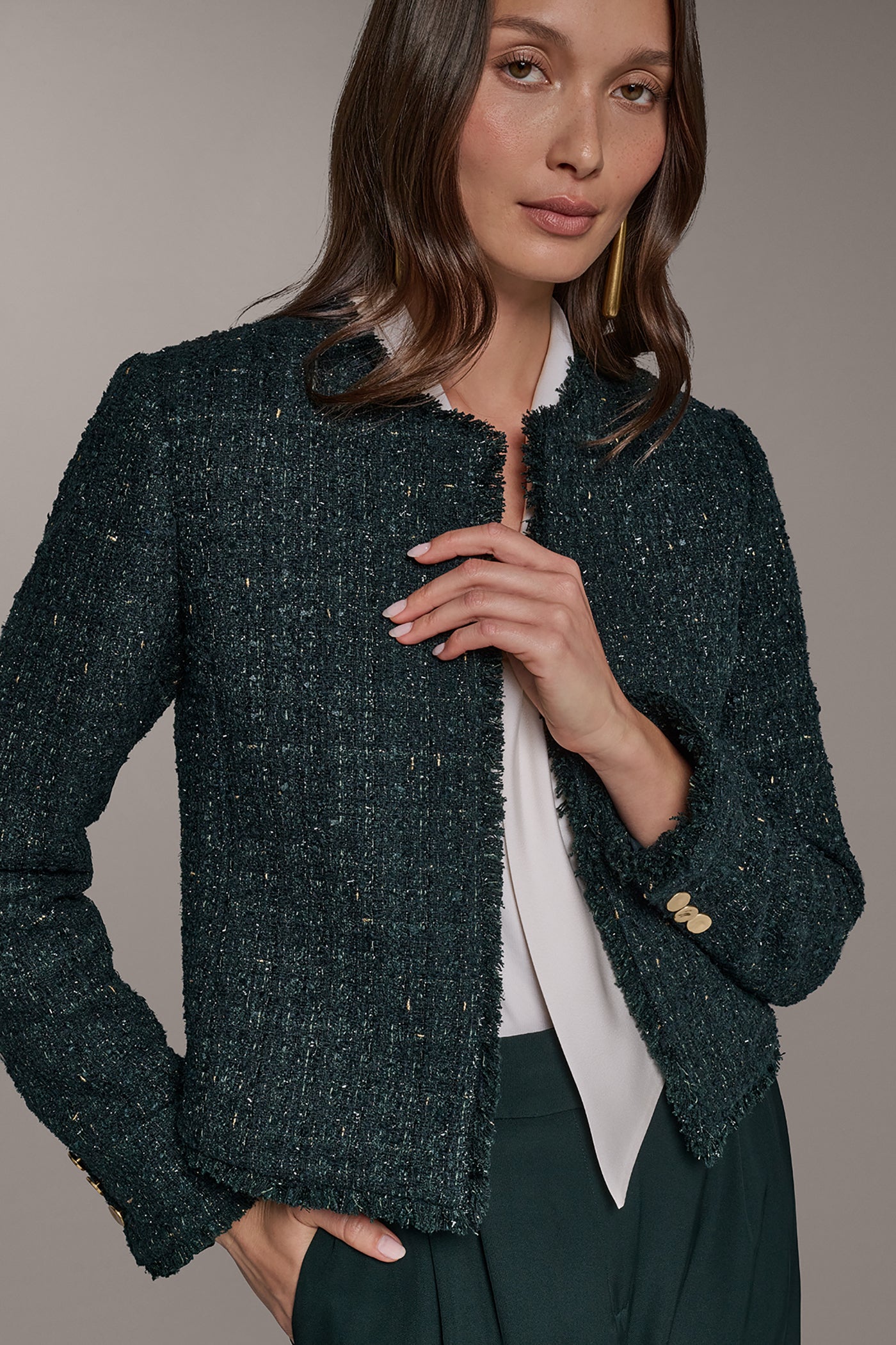 CROPPED TWEED JACKET VIEW 2