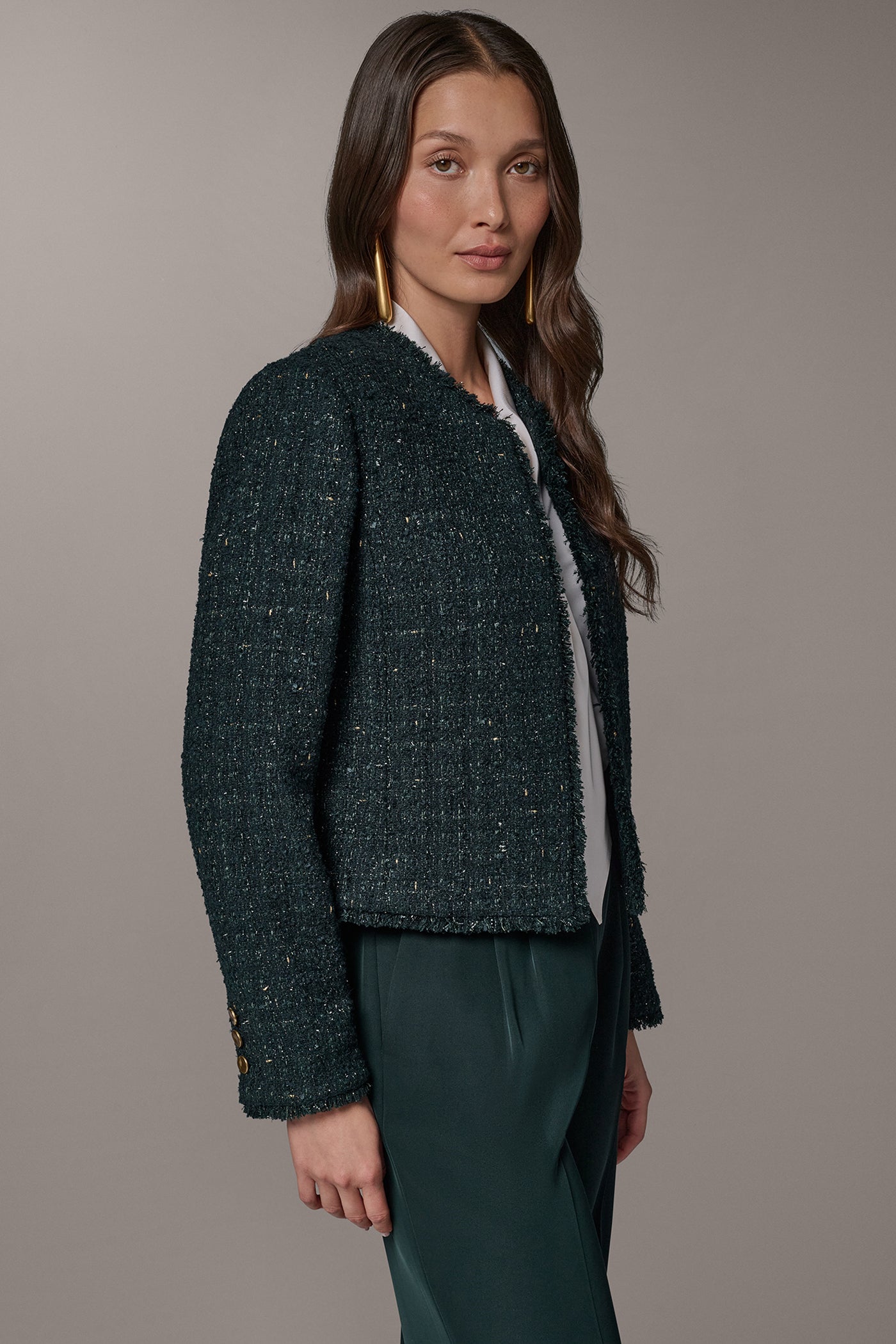 CROPPED TWEED JACKET VIEW 4