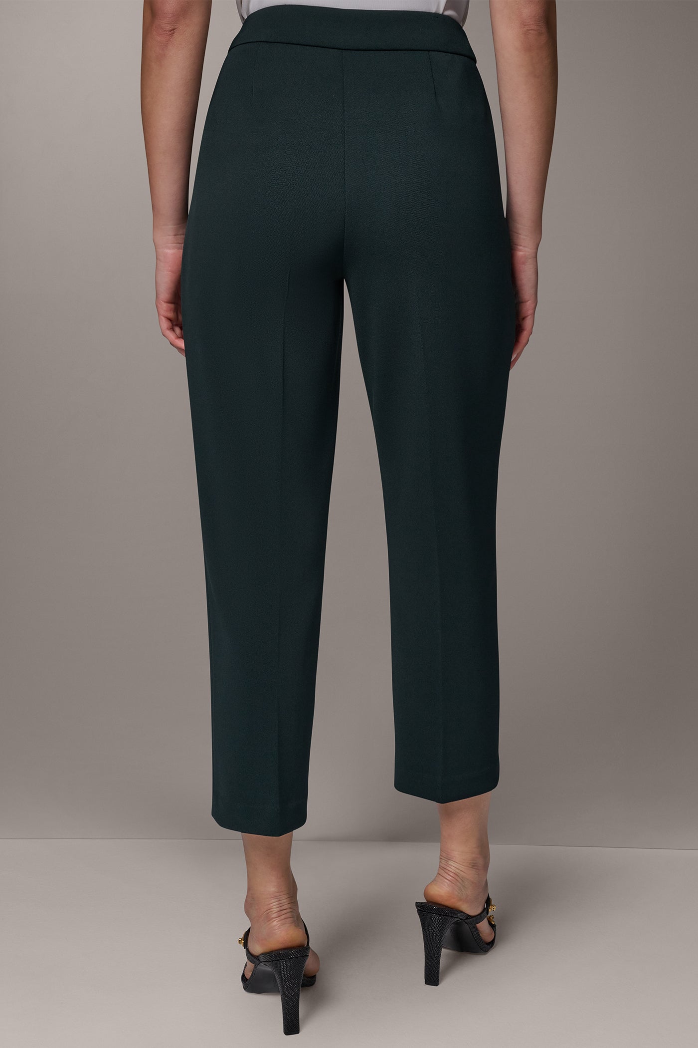 HIGH RISE SLIM ANKLE SUIT PANT VIEW 2