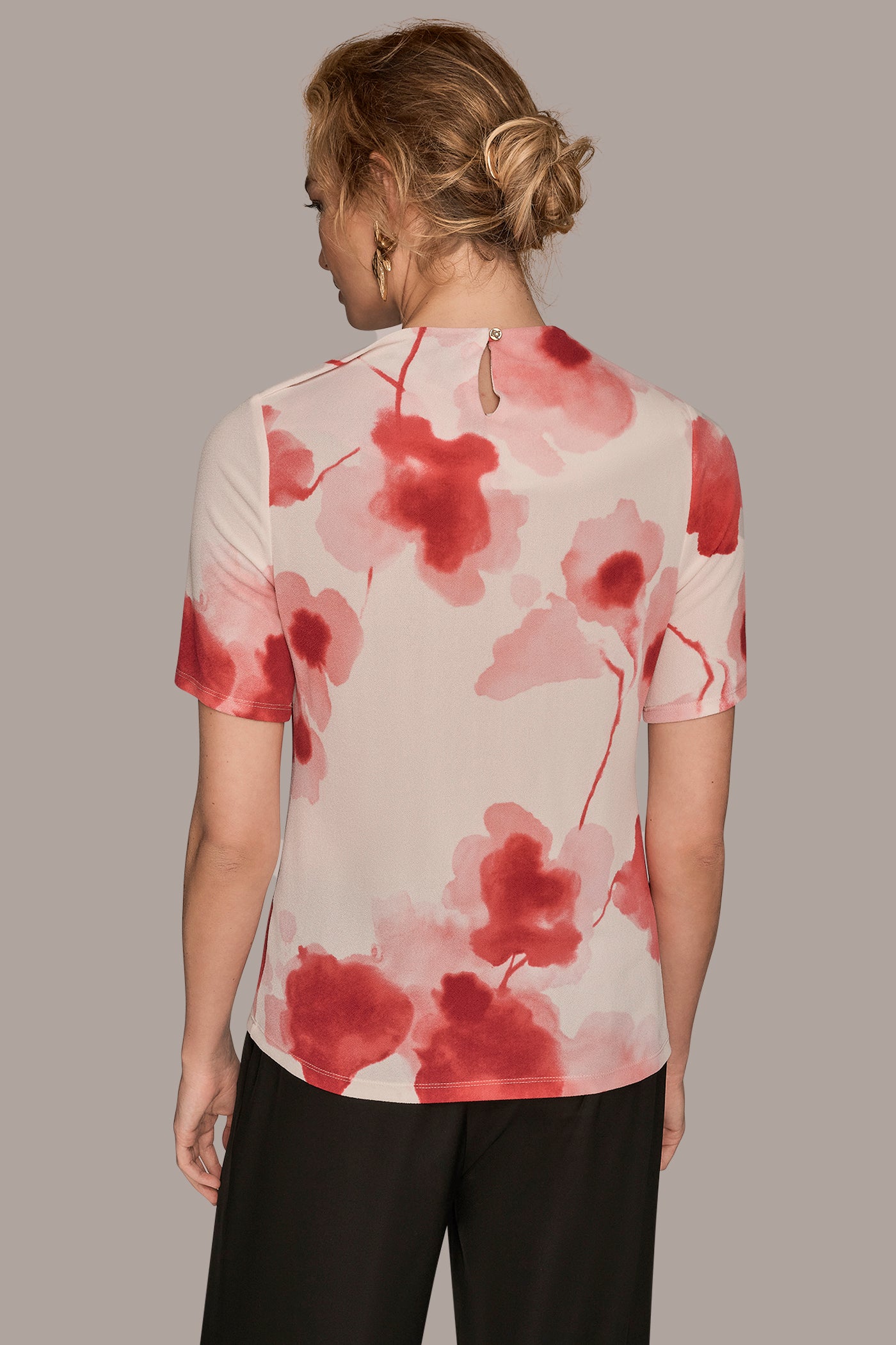 PRINT SHOULDER DETAIL TOP | View 2 | All Products