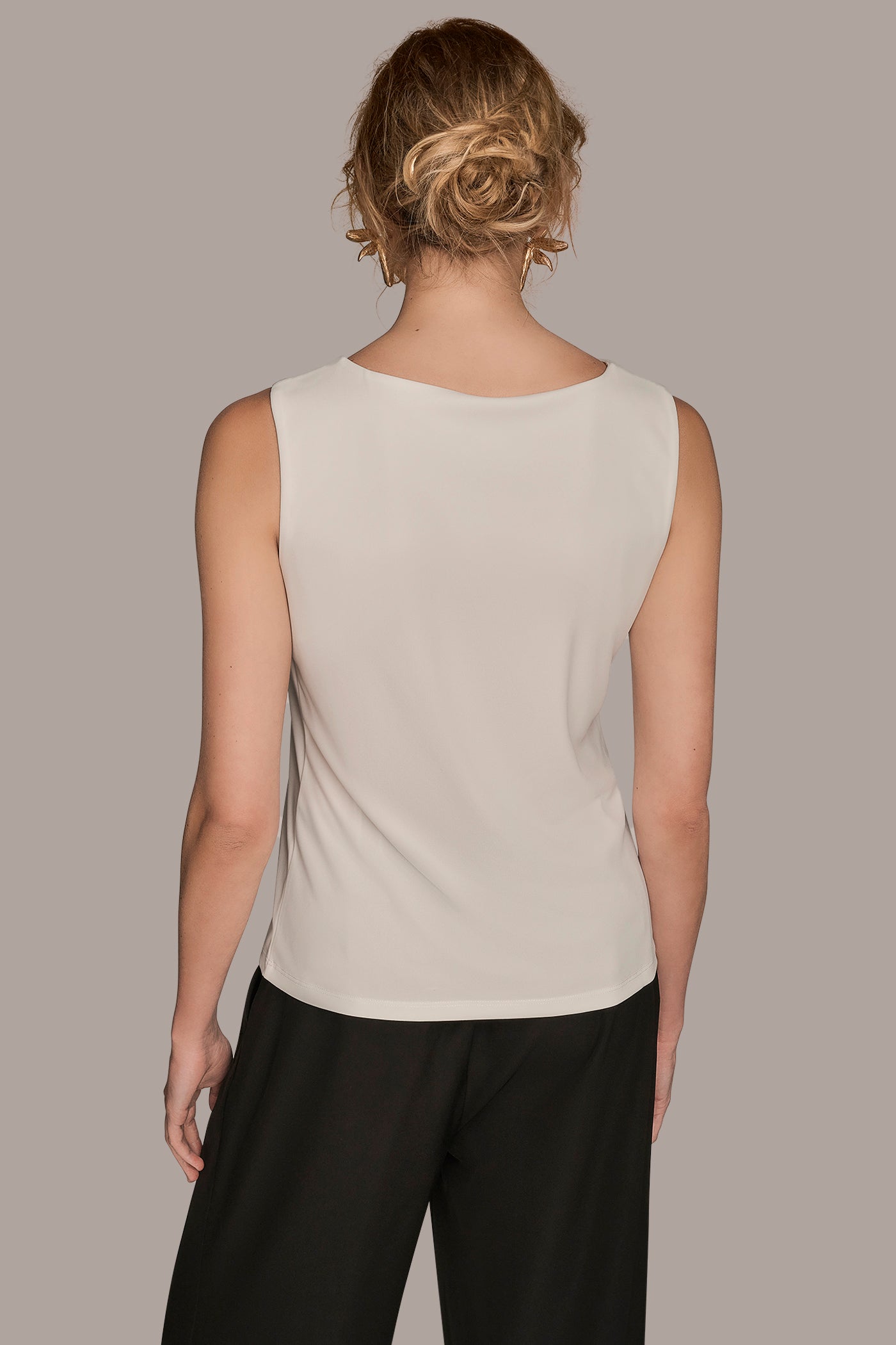 ASYMMETRICAL NECK TOP | View 2 | All Products