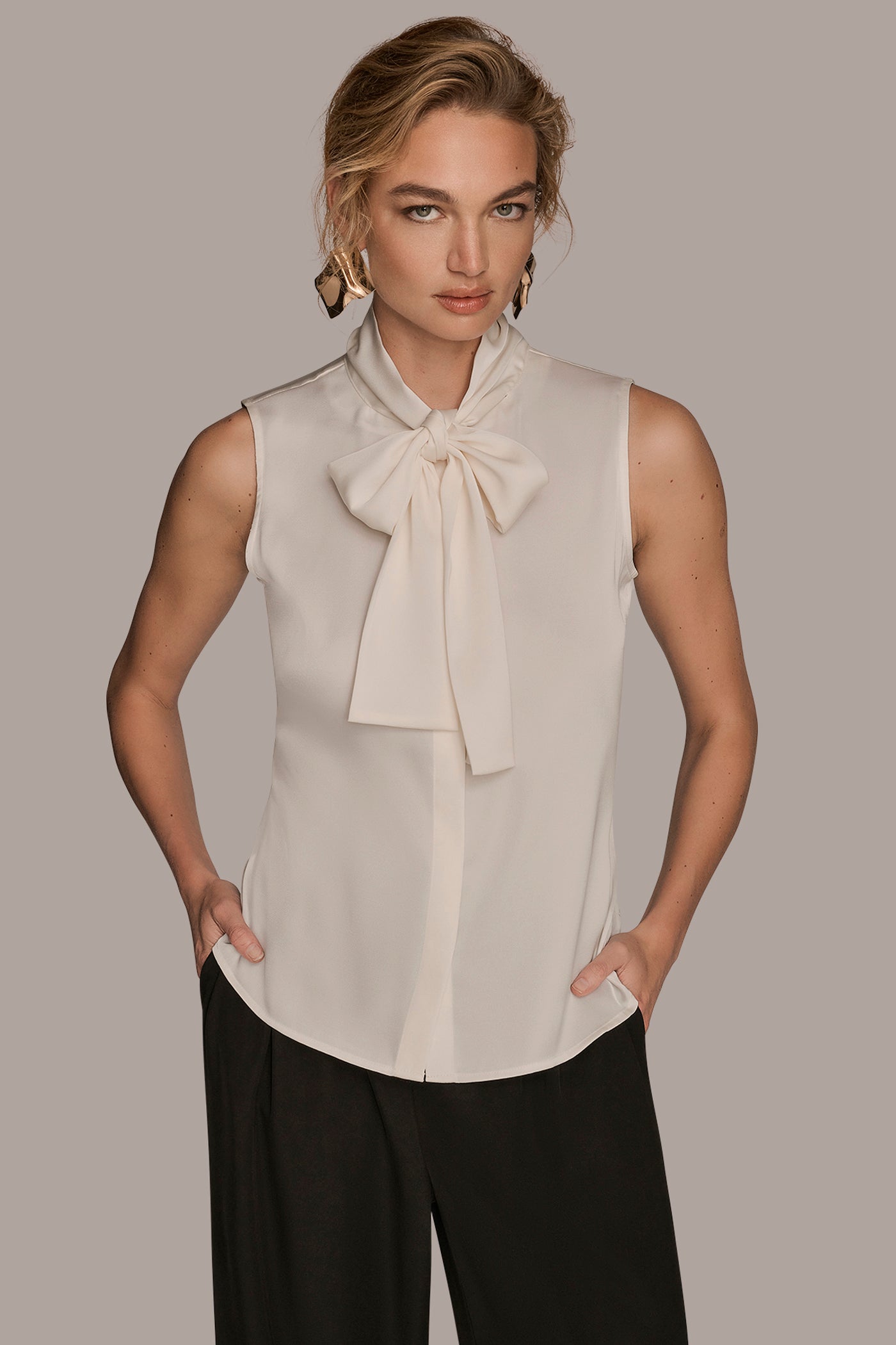 TIE NECK BLOUSE | View 1 | SALE