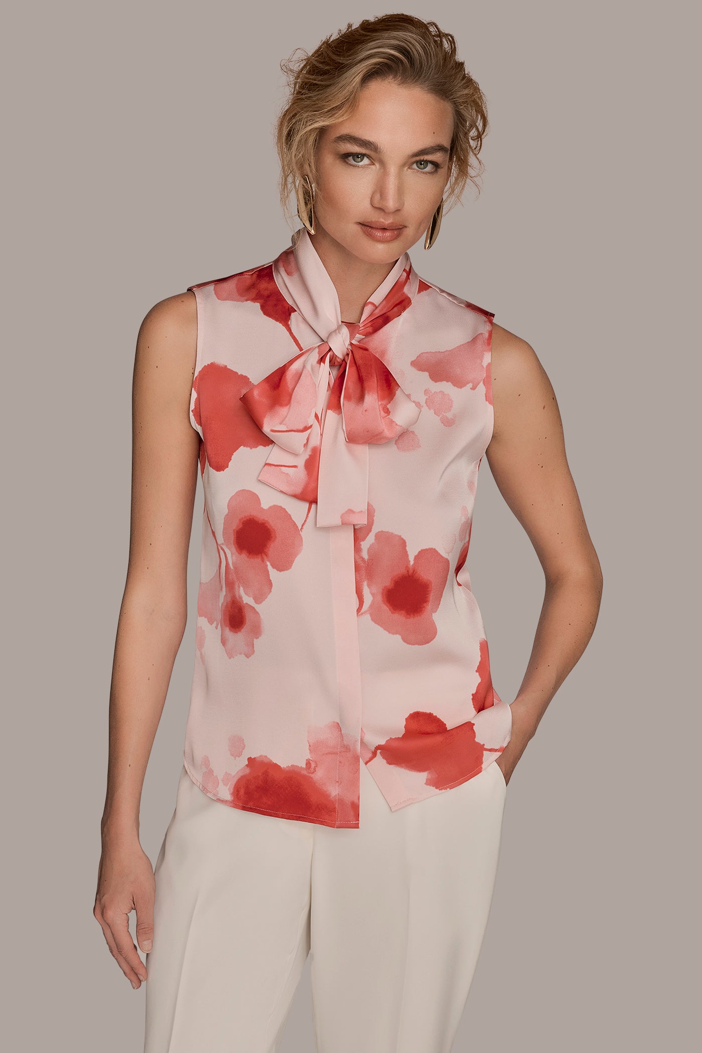 TIE NECK BLOUSE | View 1 | All Products