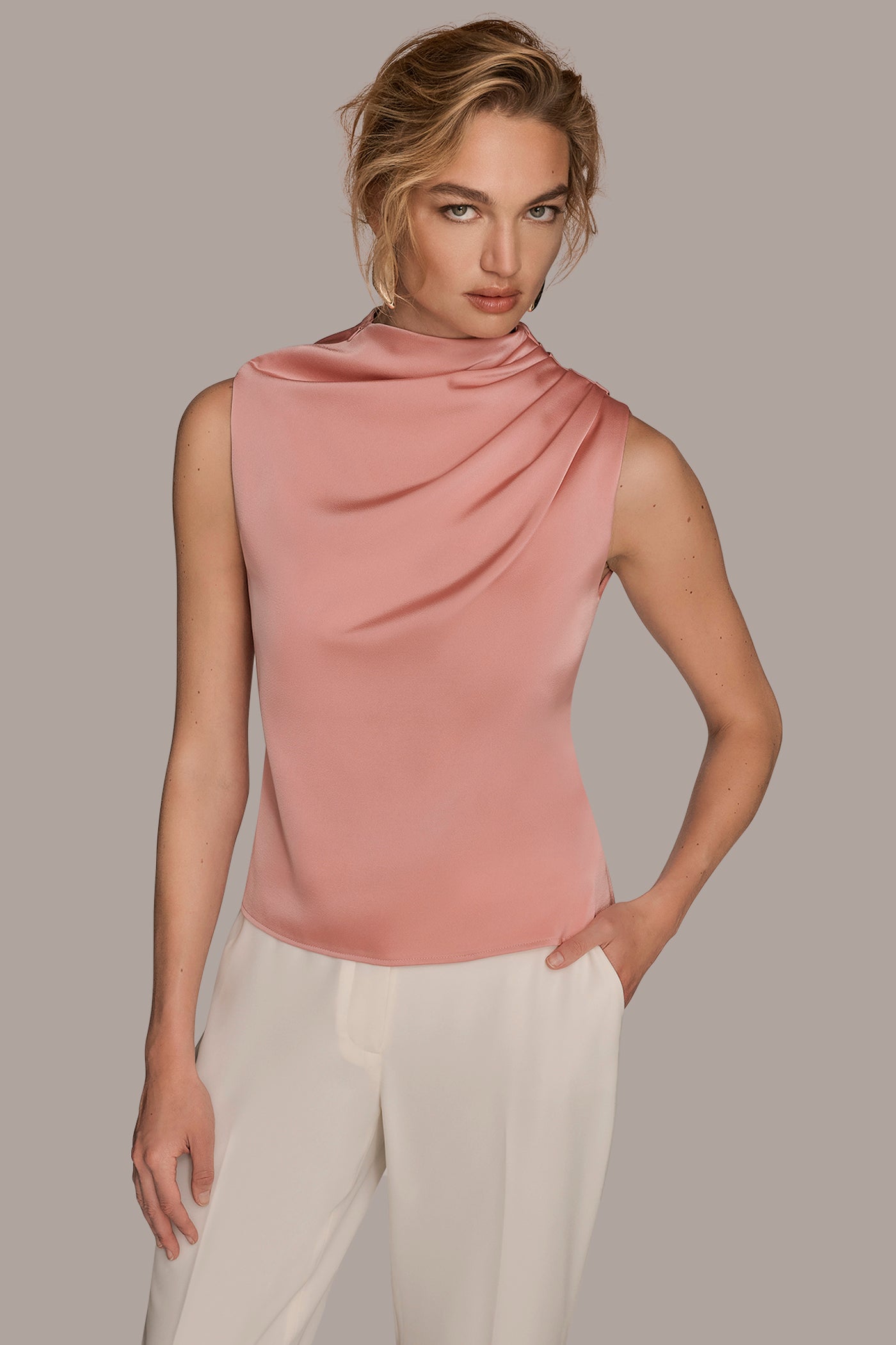 GATHERED SHOULDER TOP | View 1 | SALE