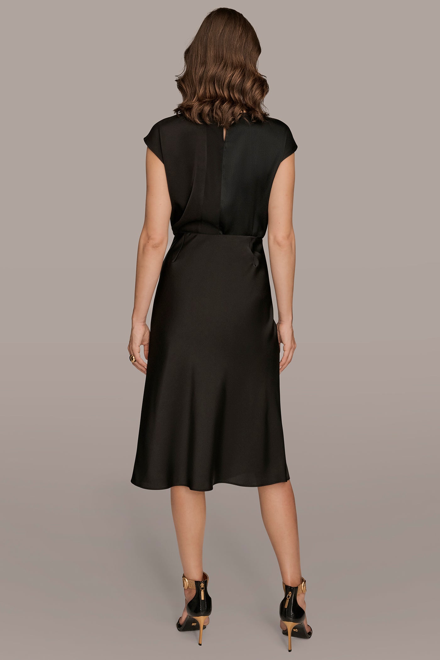 SATIN MIDI SLIP SKIRT VIEW 5 | Skirts