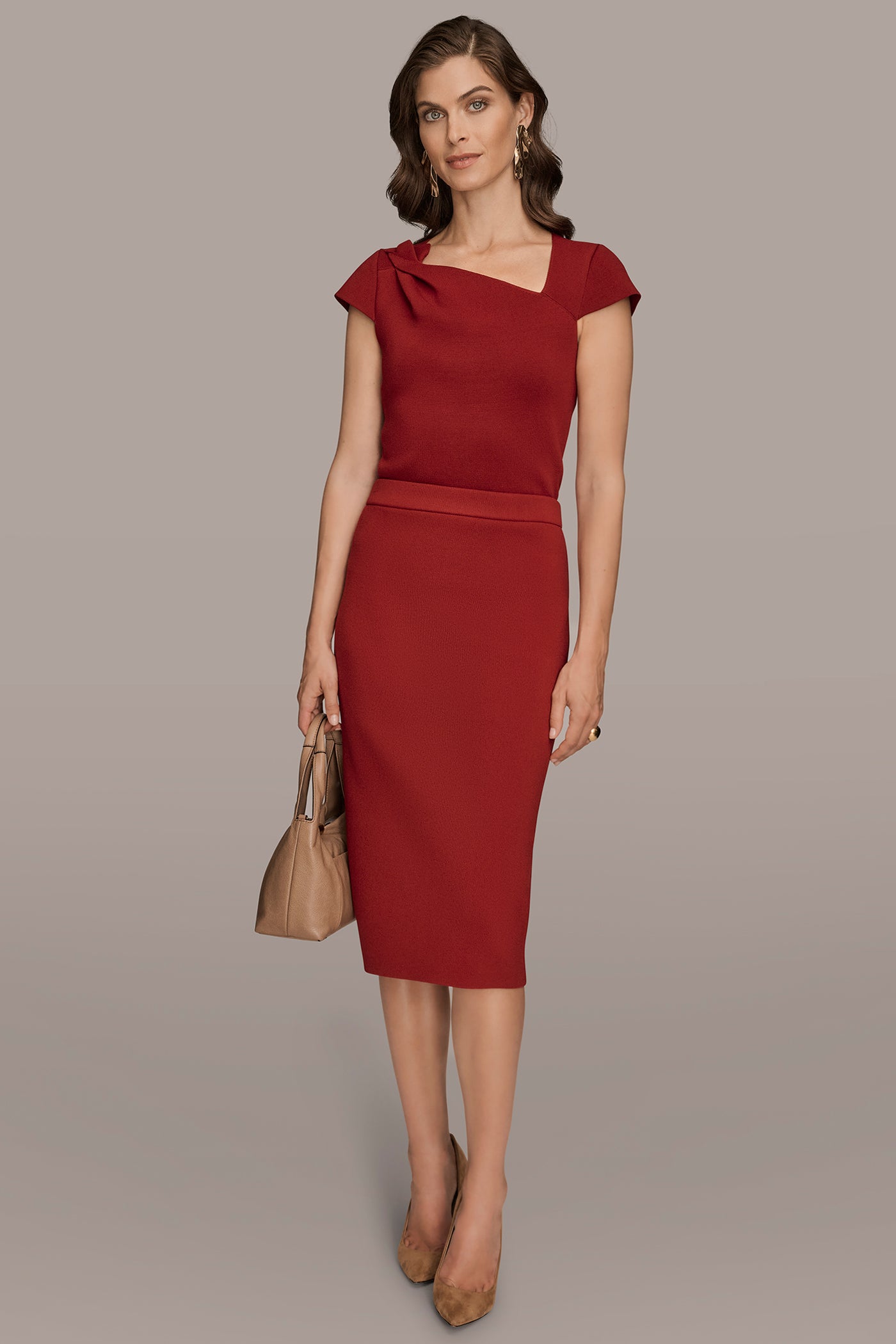 MIDI KNIT SKIRT VIEW 5 | Clothing