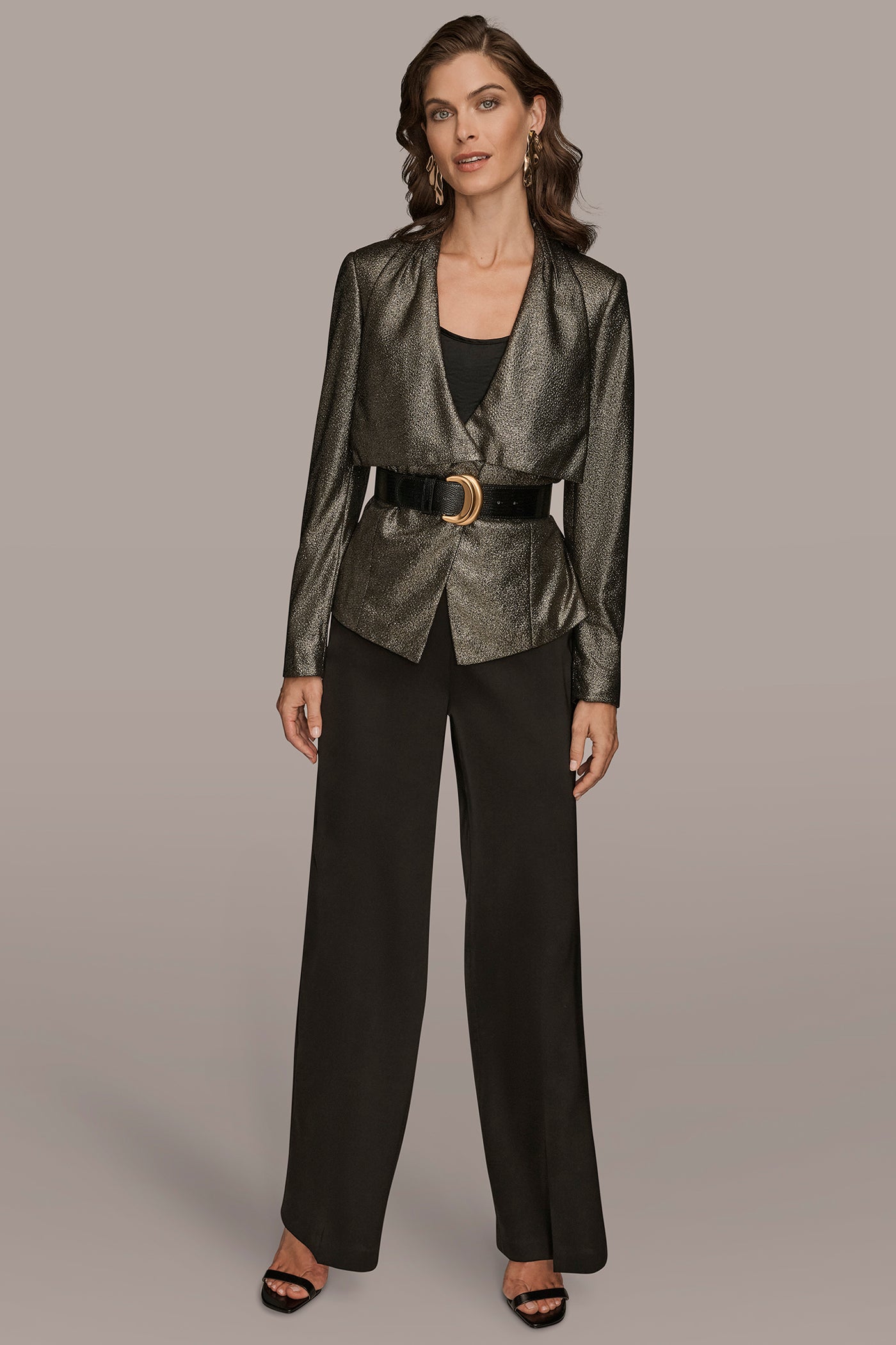 NOVELTY BELTED JACKET VIEW 4 | Welcome Code Exclusions
