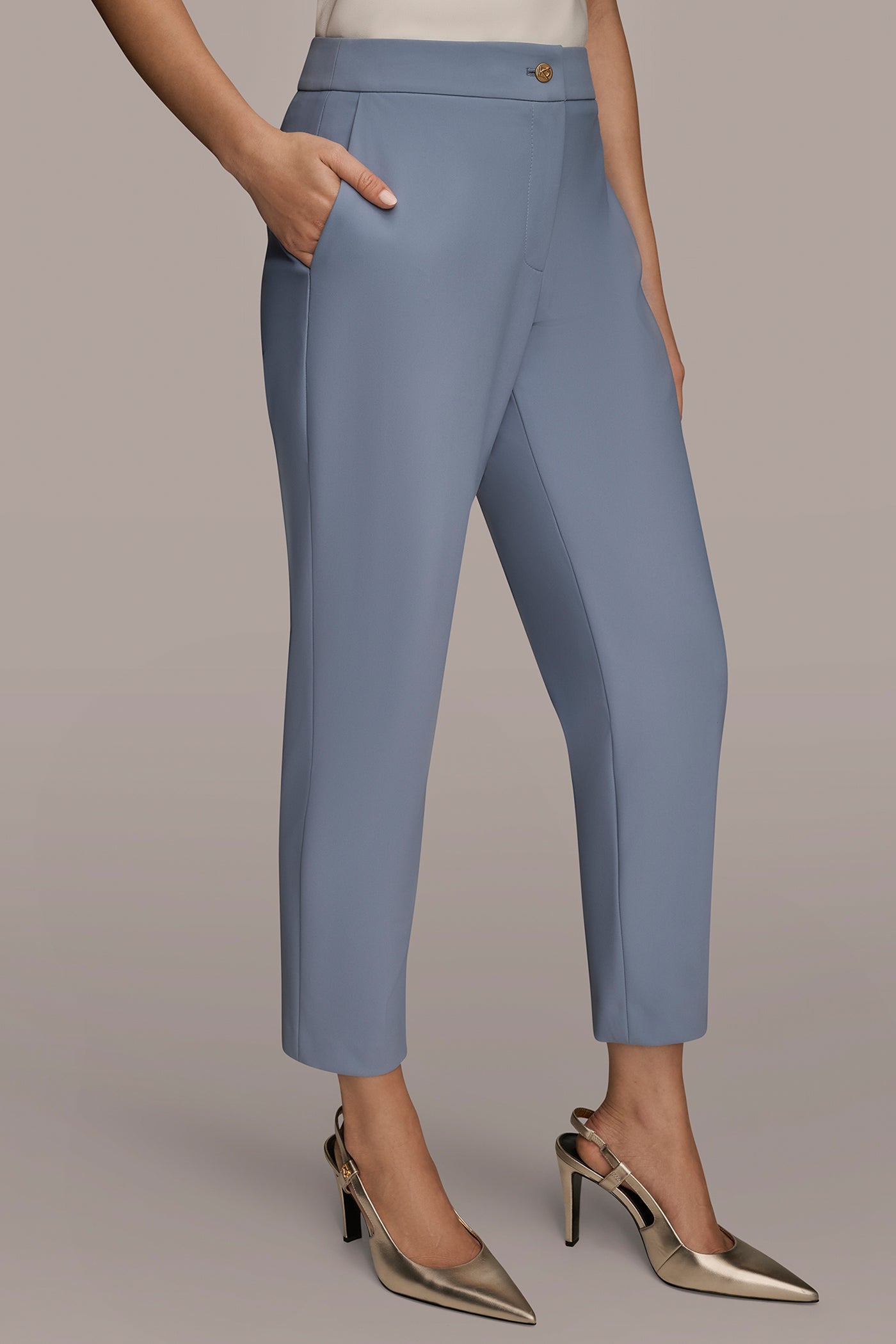 MID-RISE SLIM ANKLE PANT VIEW 3 | Pants