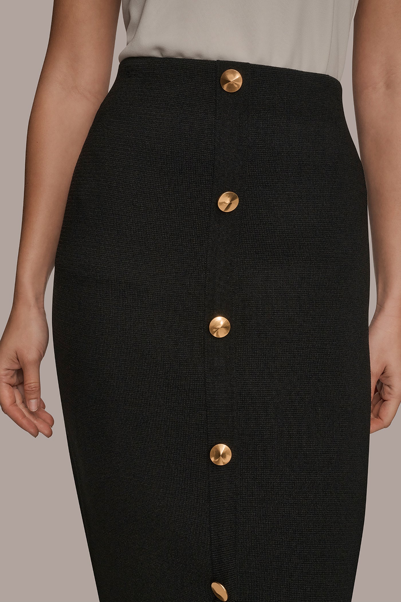KNIT MIDI SKIRT VIEW 4 | Clothing