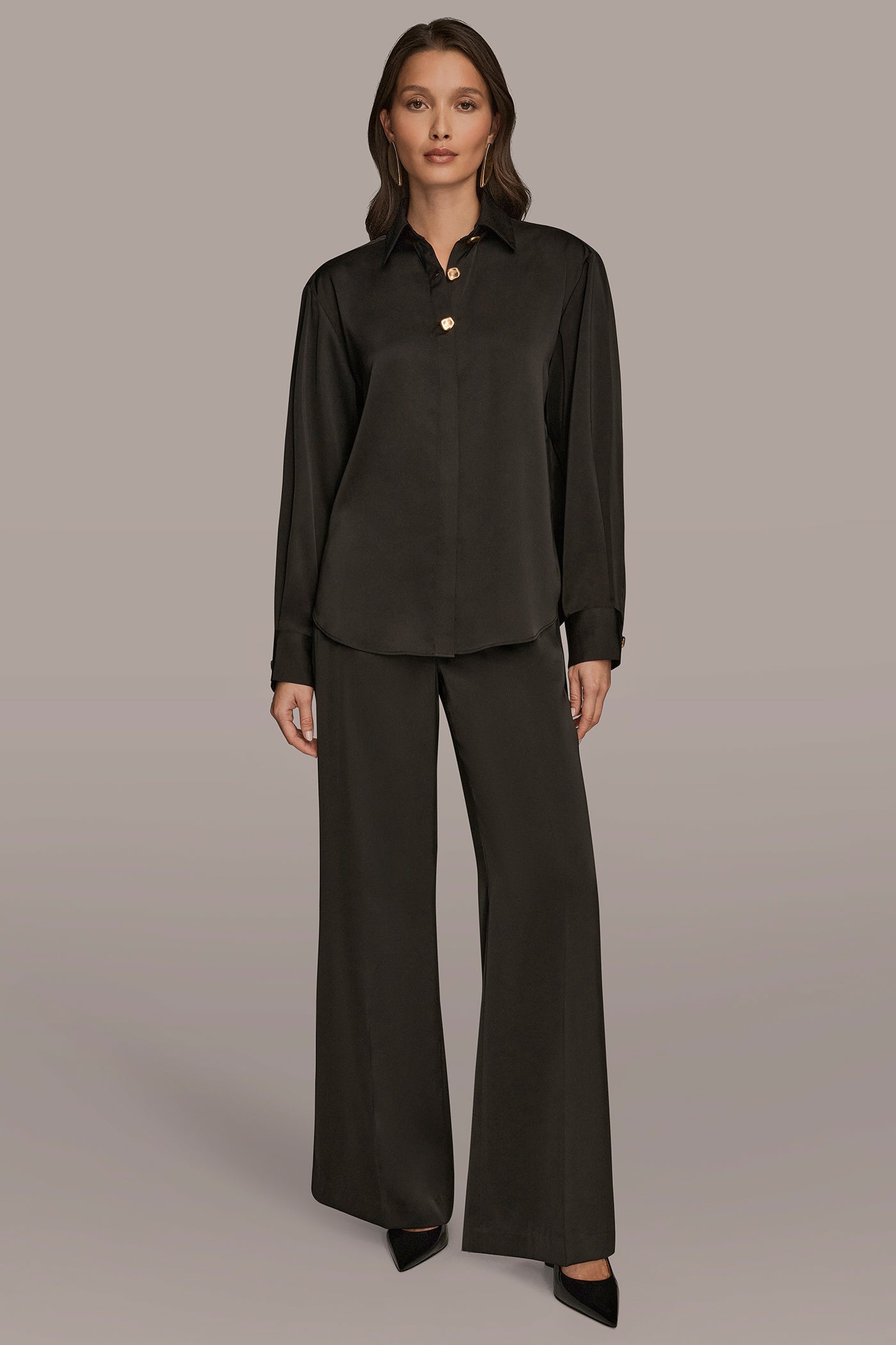 BUTTON-DETAILED SHIRT VIEW 7 | Suits and Separates