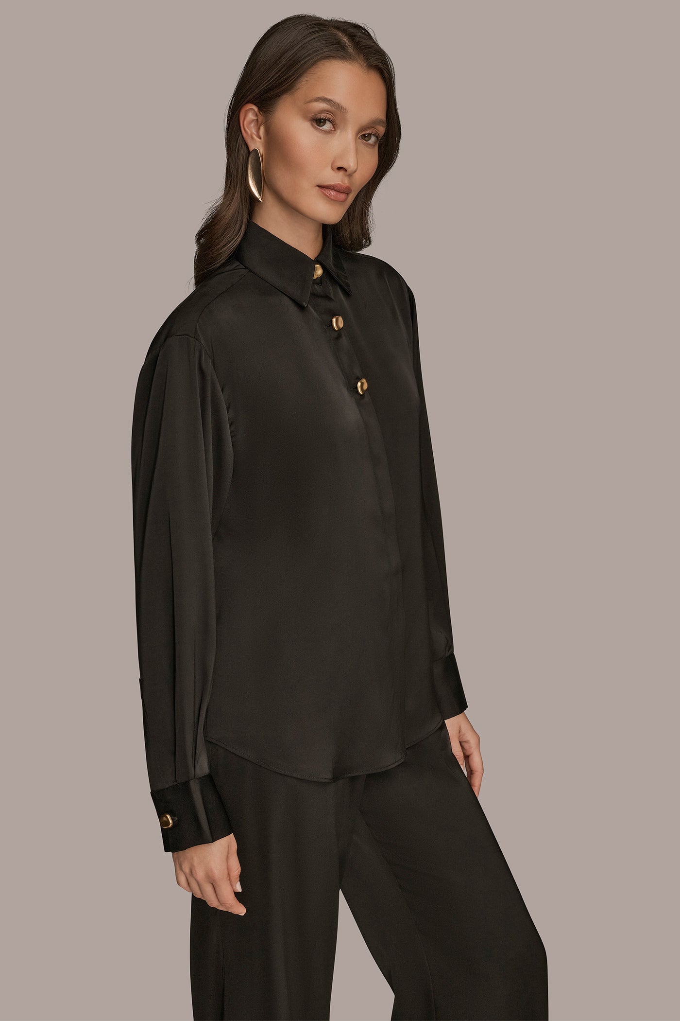 BUTTON-DETAILED SHIRT VIEW 3 | Suits and Separates