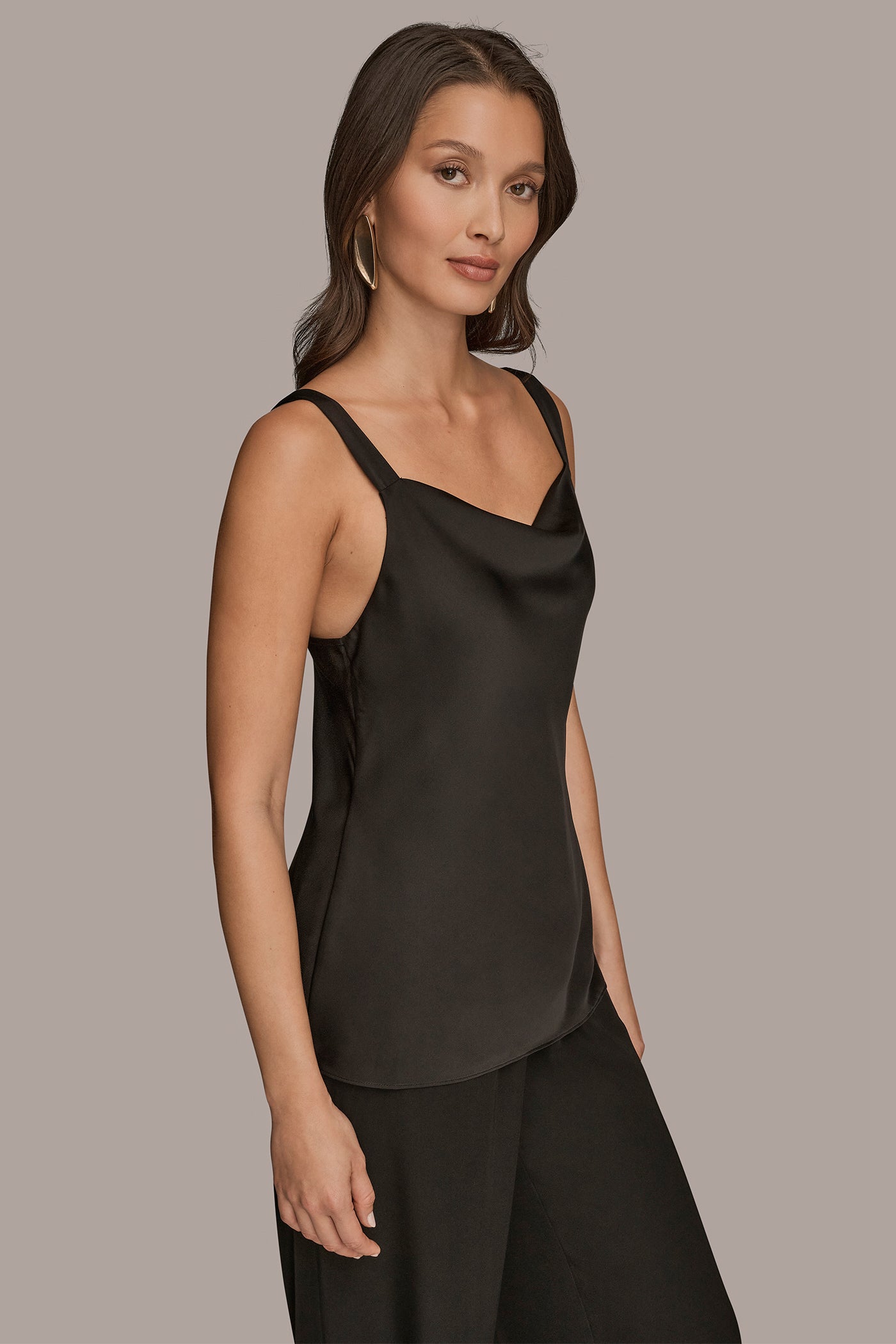 COWL-NECK CAMI VIEW 3 | Tops