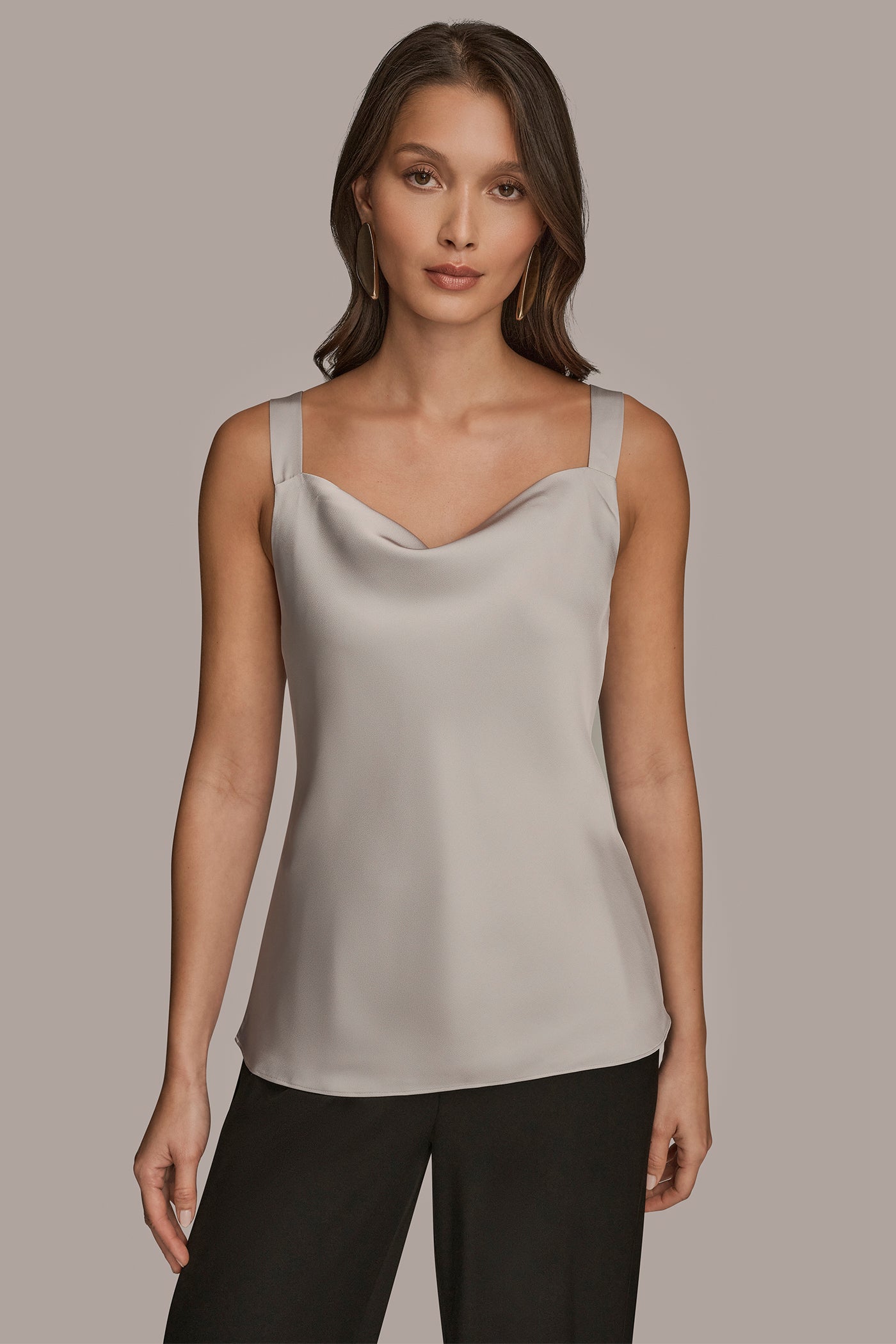 COWL-NECK CAMI | View 1 | Tops