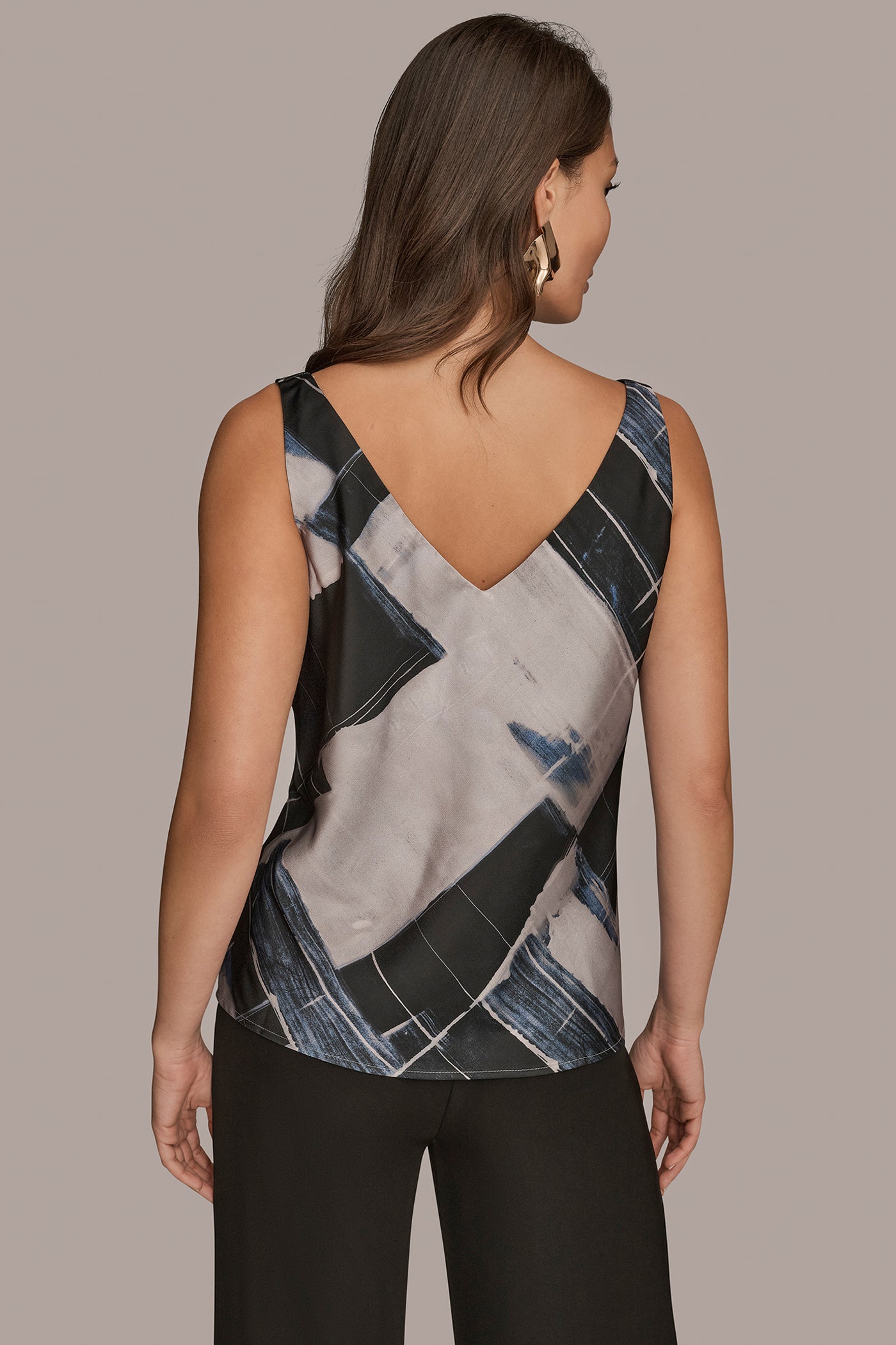 TWIST-SHOULDER SATIN CAMI | View 2 | Clothing