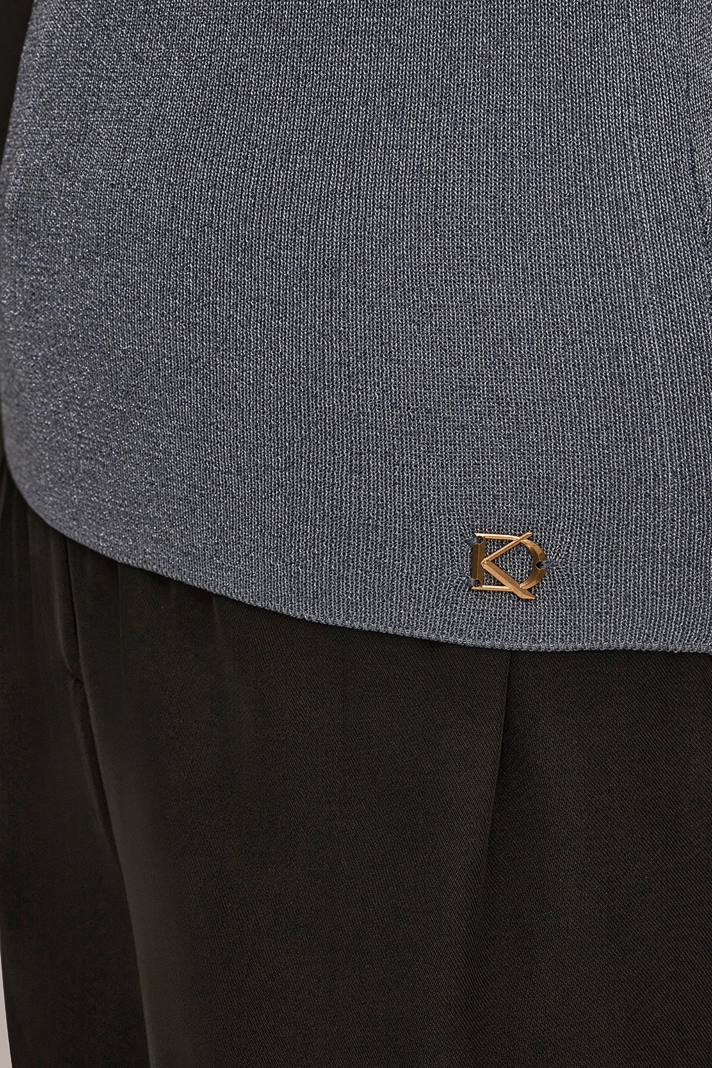 SLEEVELESS METALLIC SWEATER VIEW 5 | Tops