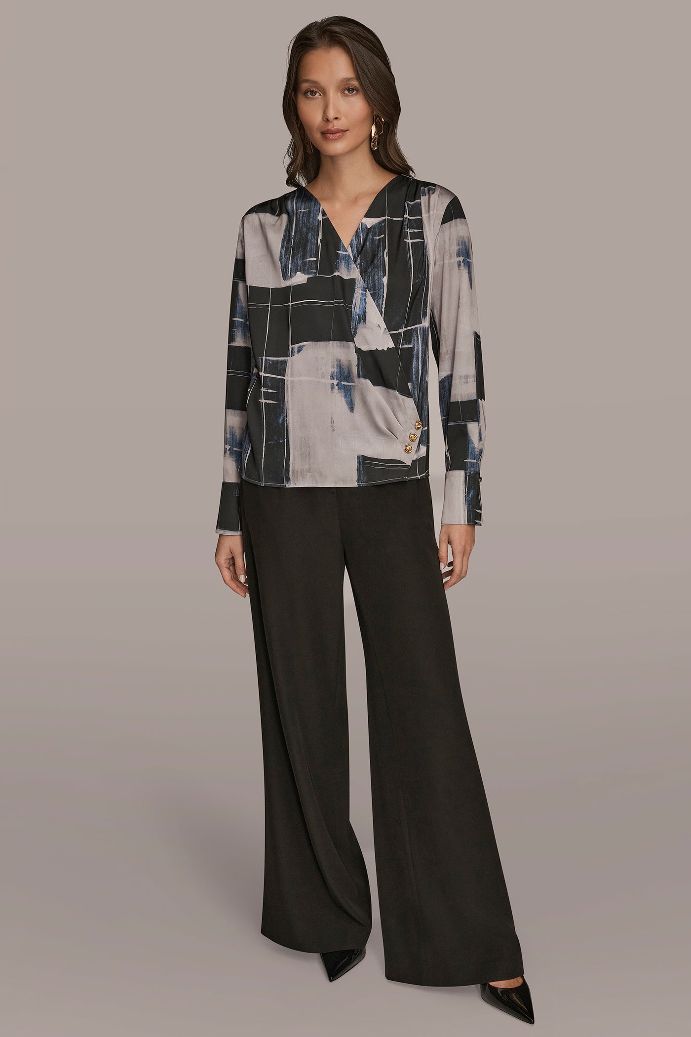 FAUX WRAP BLOUSE VIEW 5 | New Arrivals