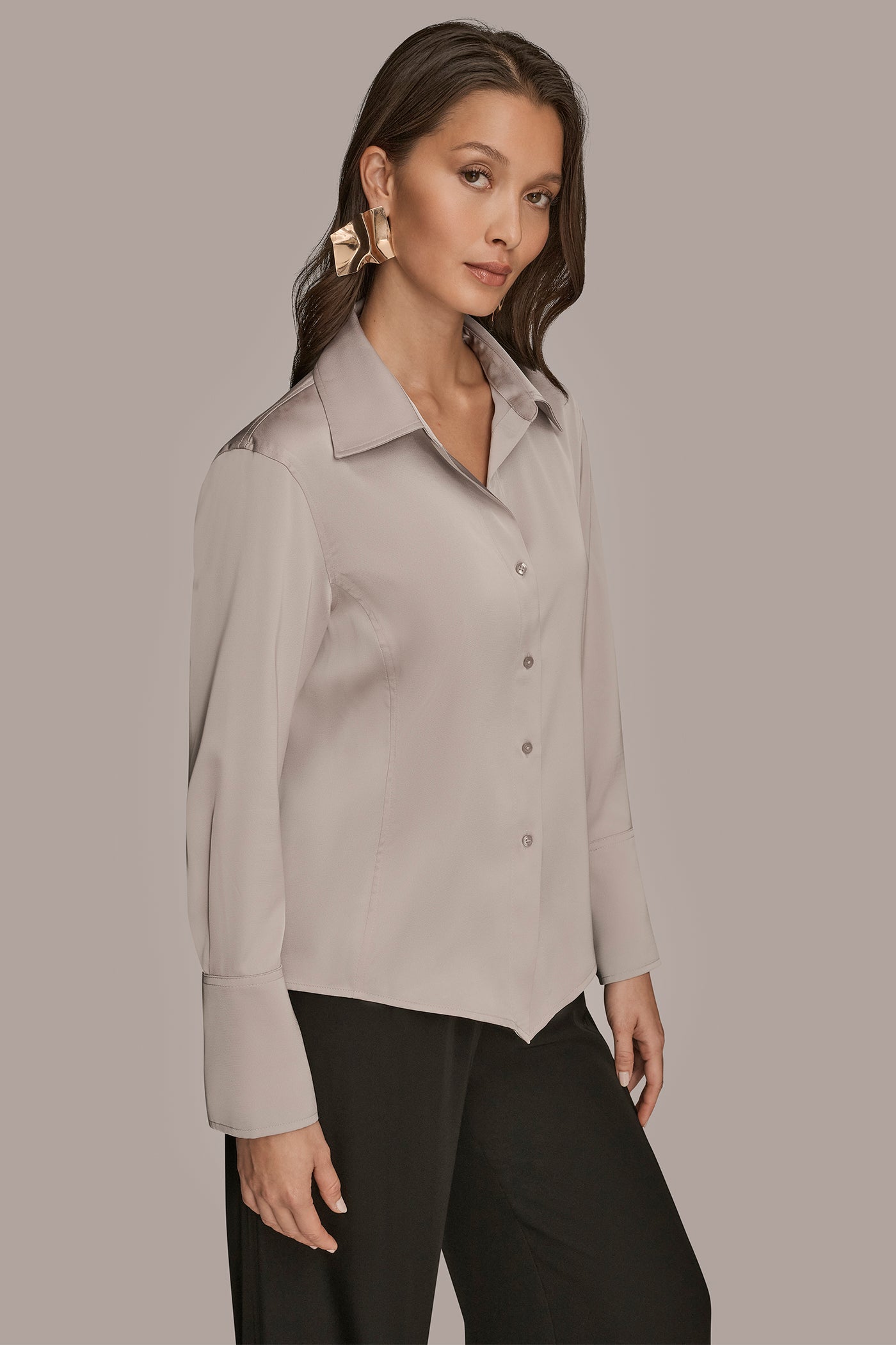 LONG SLEEVE BLOUSE VIEW 3 | Suits and Separates