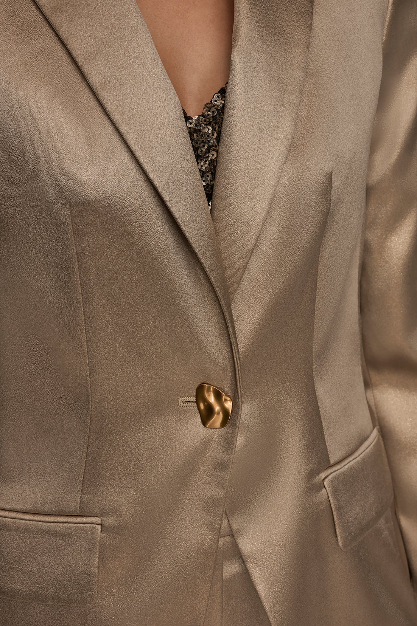 NOVELTY ONE BUTTON JACKET VIEW 7 | Suits and Separates