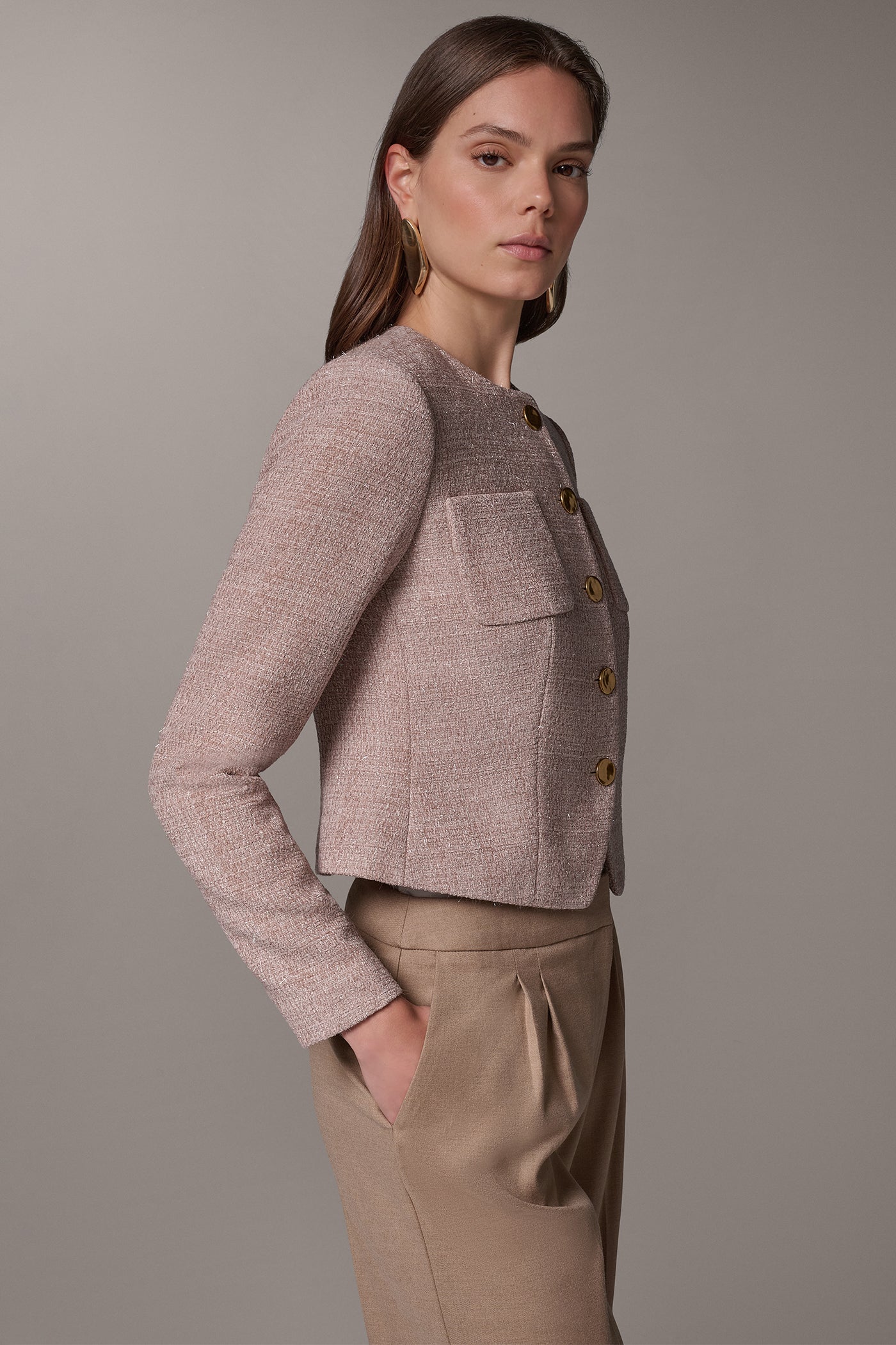 BUTTON FRONT JACKET VIEW 7