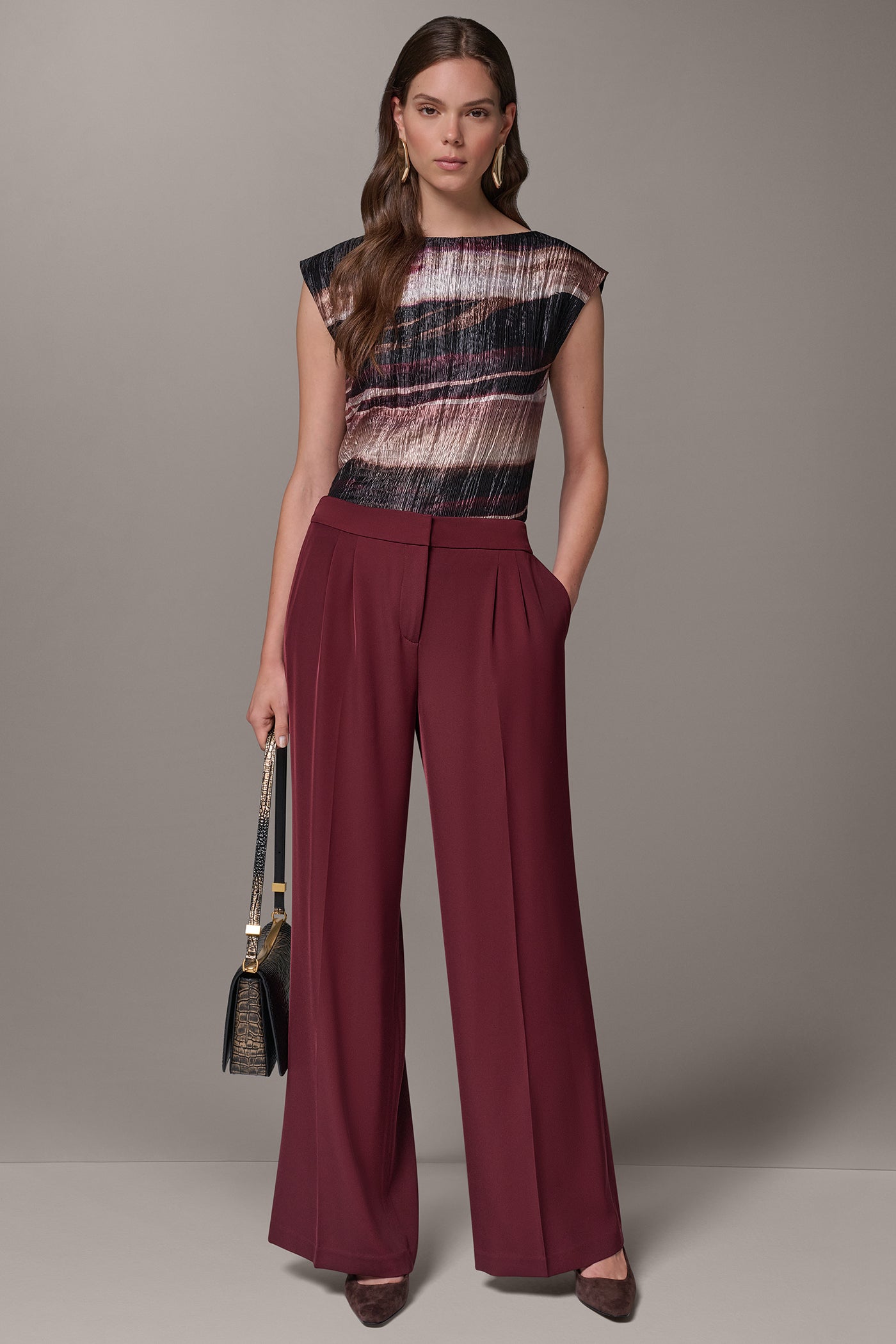 HIGH-WAISTED WIDE-LEG PANT VIEW 6