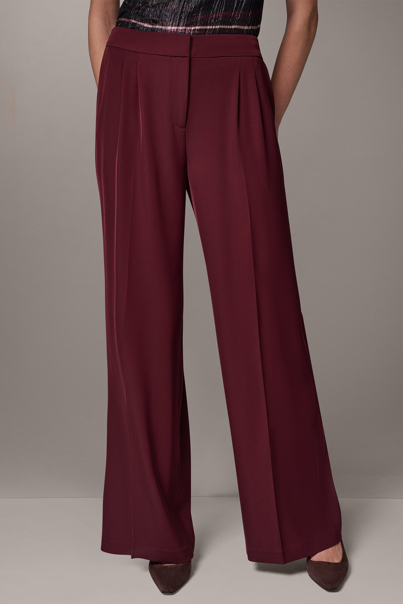 HIGH-WAISTED WIDE-LEG PANT VIEW 1