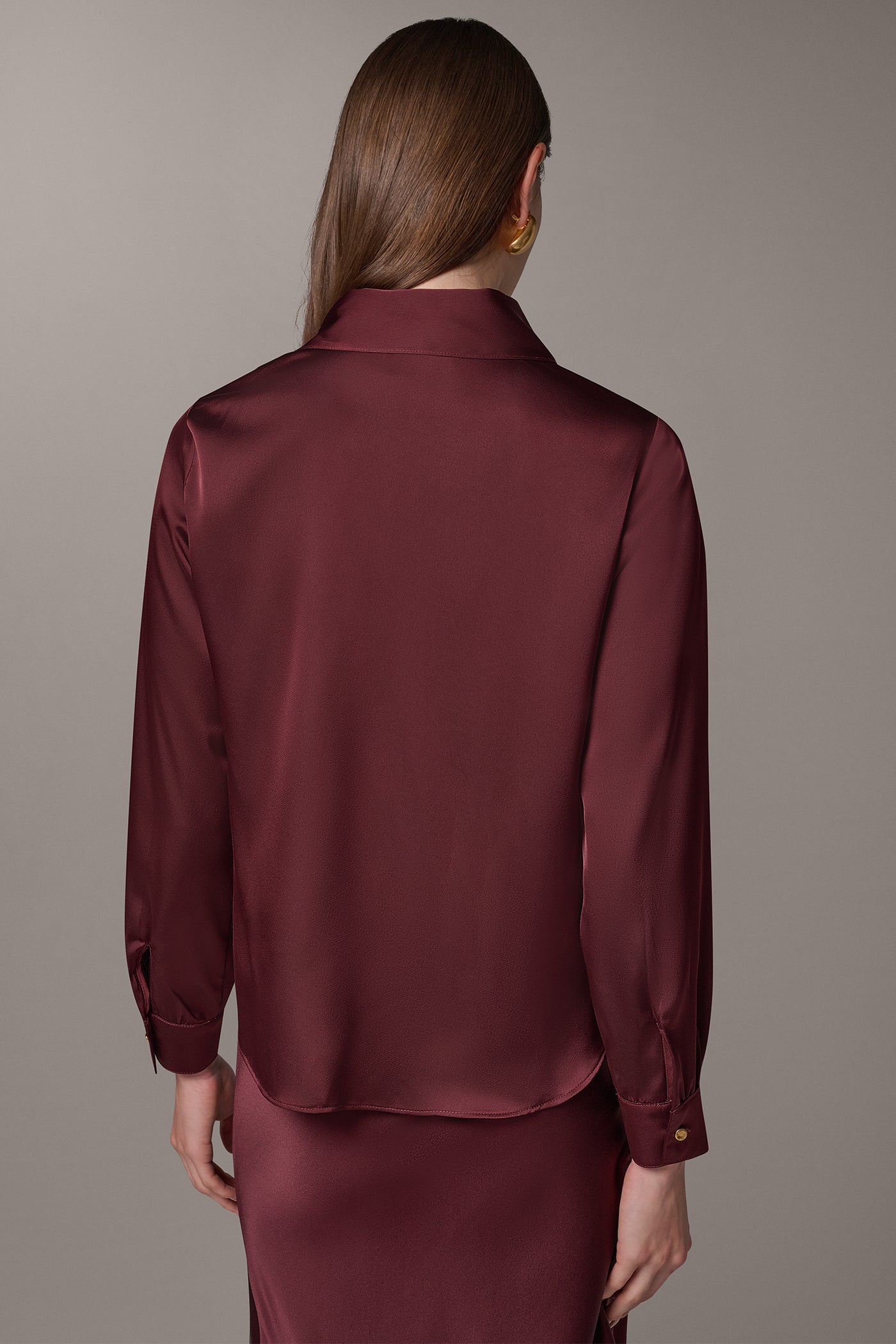 SCARF NECK BLOUSE VIEW 3