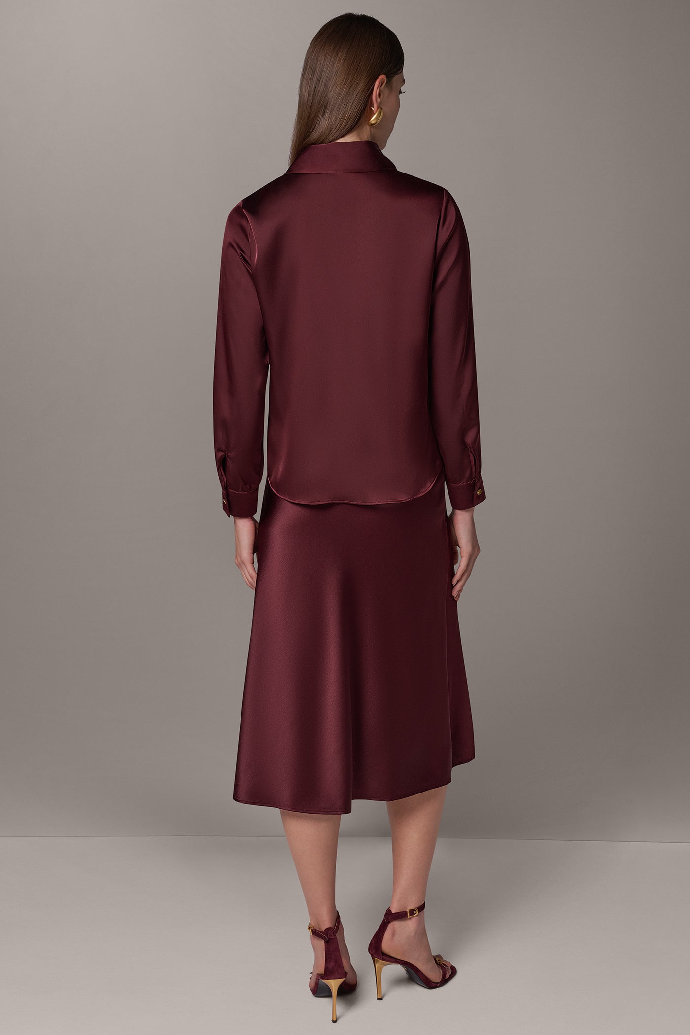 SCARF NECK BLOUSE VIEW 8