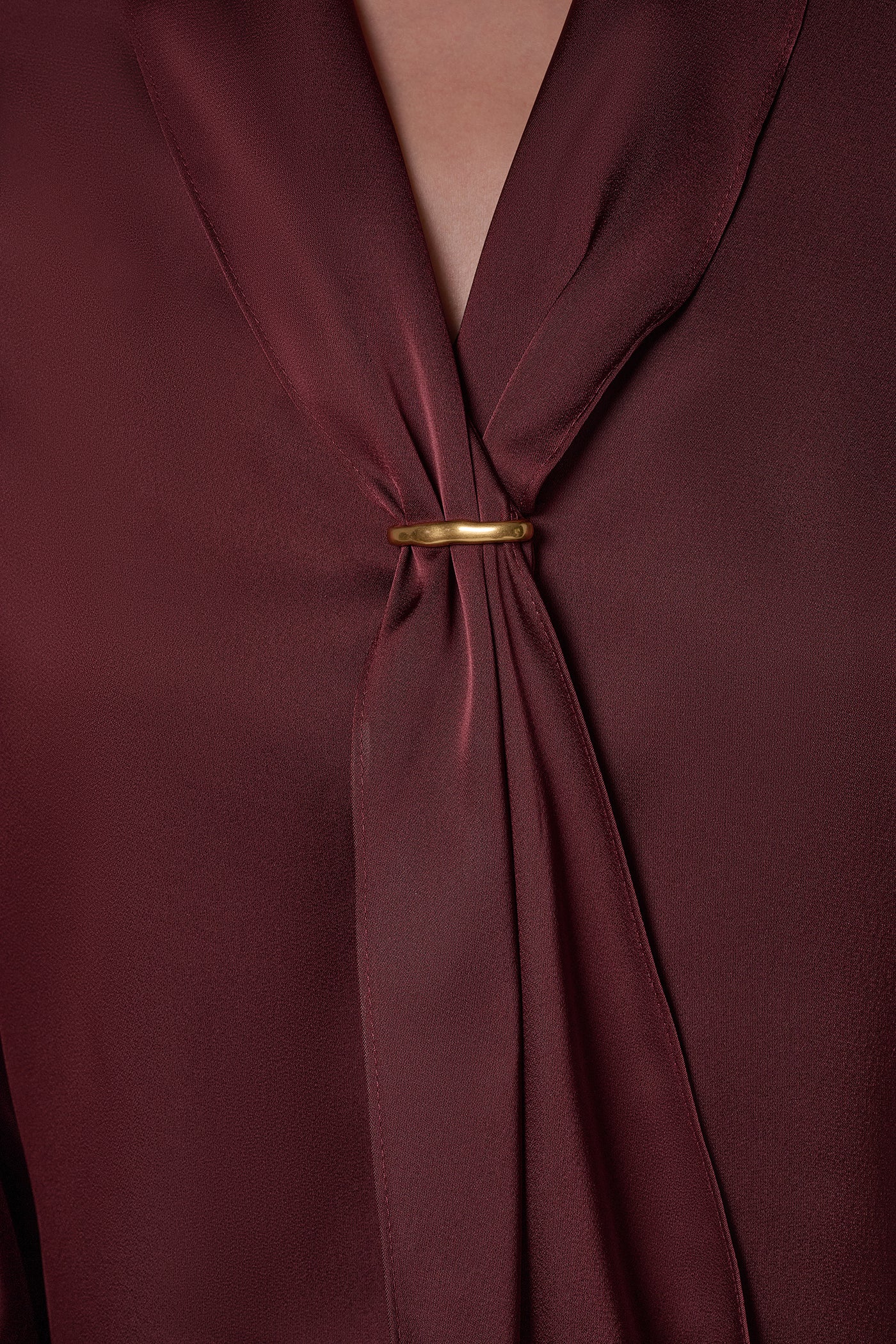 SCARF NECK BLOUSE VIEW 5