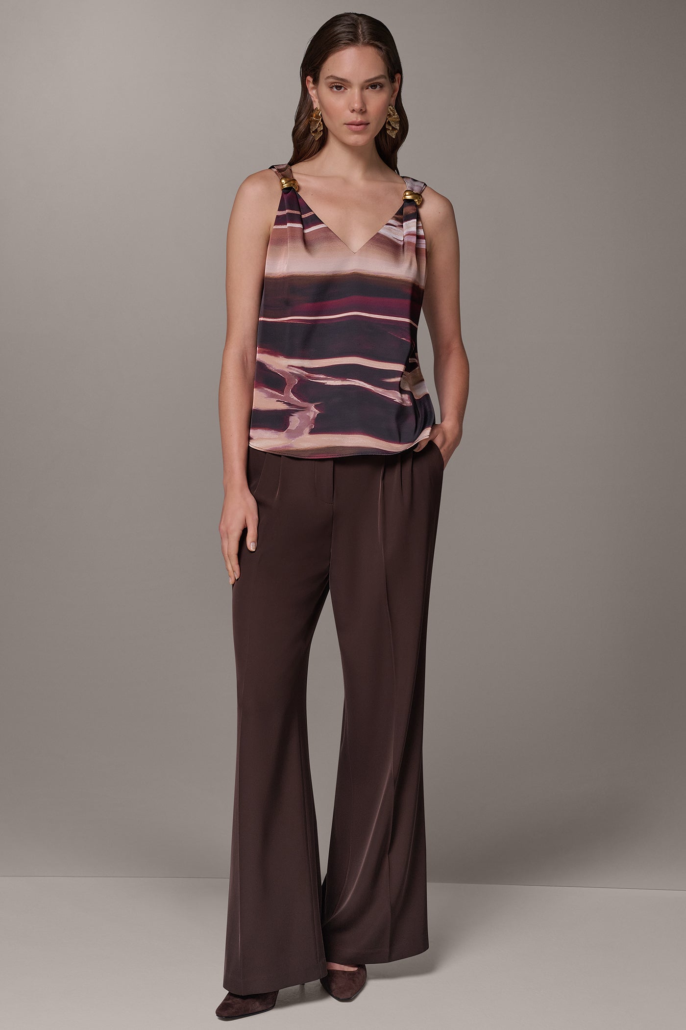 PRINTED HARDWARE DETAIL BLOUSE VIEW 6