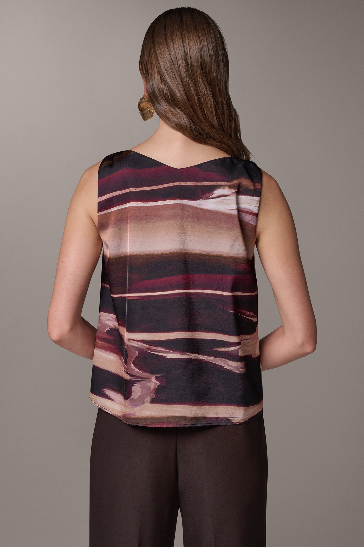 PRINTED HARDWARE DETAIL BLOUSE VIEW 3