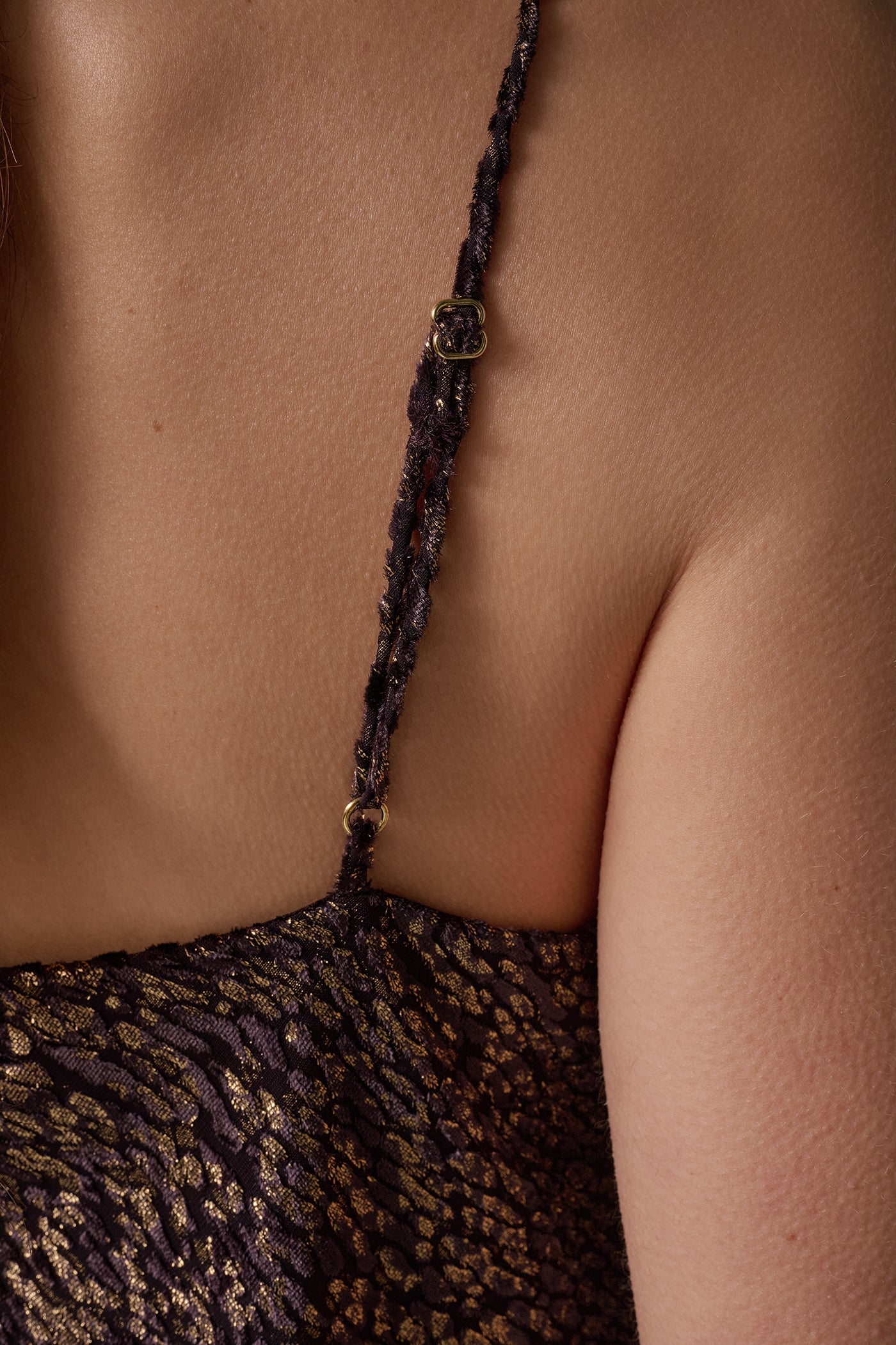 METALLIC SNAKE EFFECT BURNOUT CAMI VIEW 6