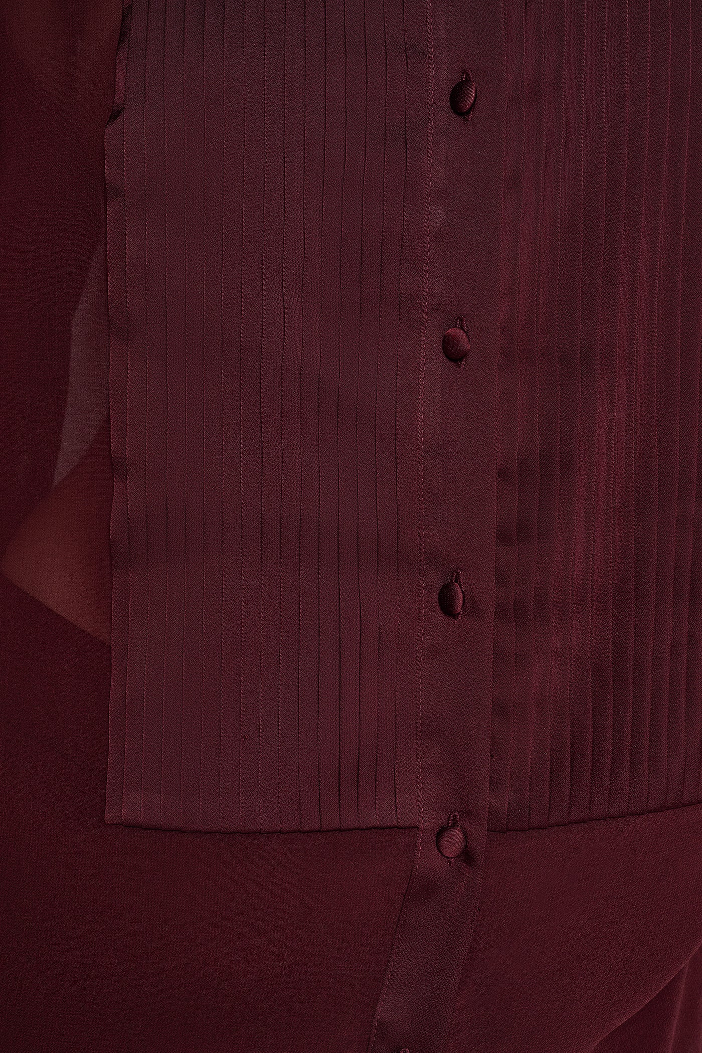 CHIFFON TUXEDO BLOUSE VIEW 6