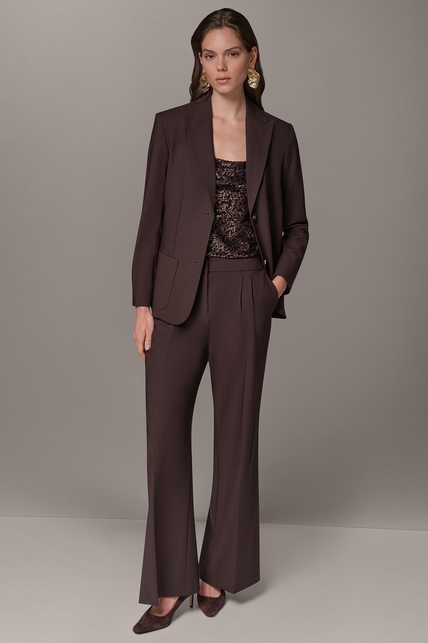 PATCH POCKET SUIT BLAZER VIEW 10