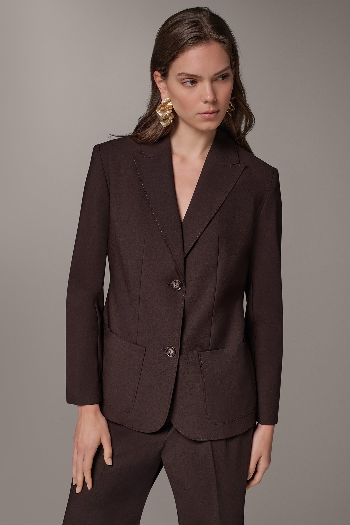 PATCH POCKET SUIT BLAZER VIEW 1