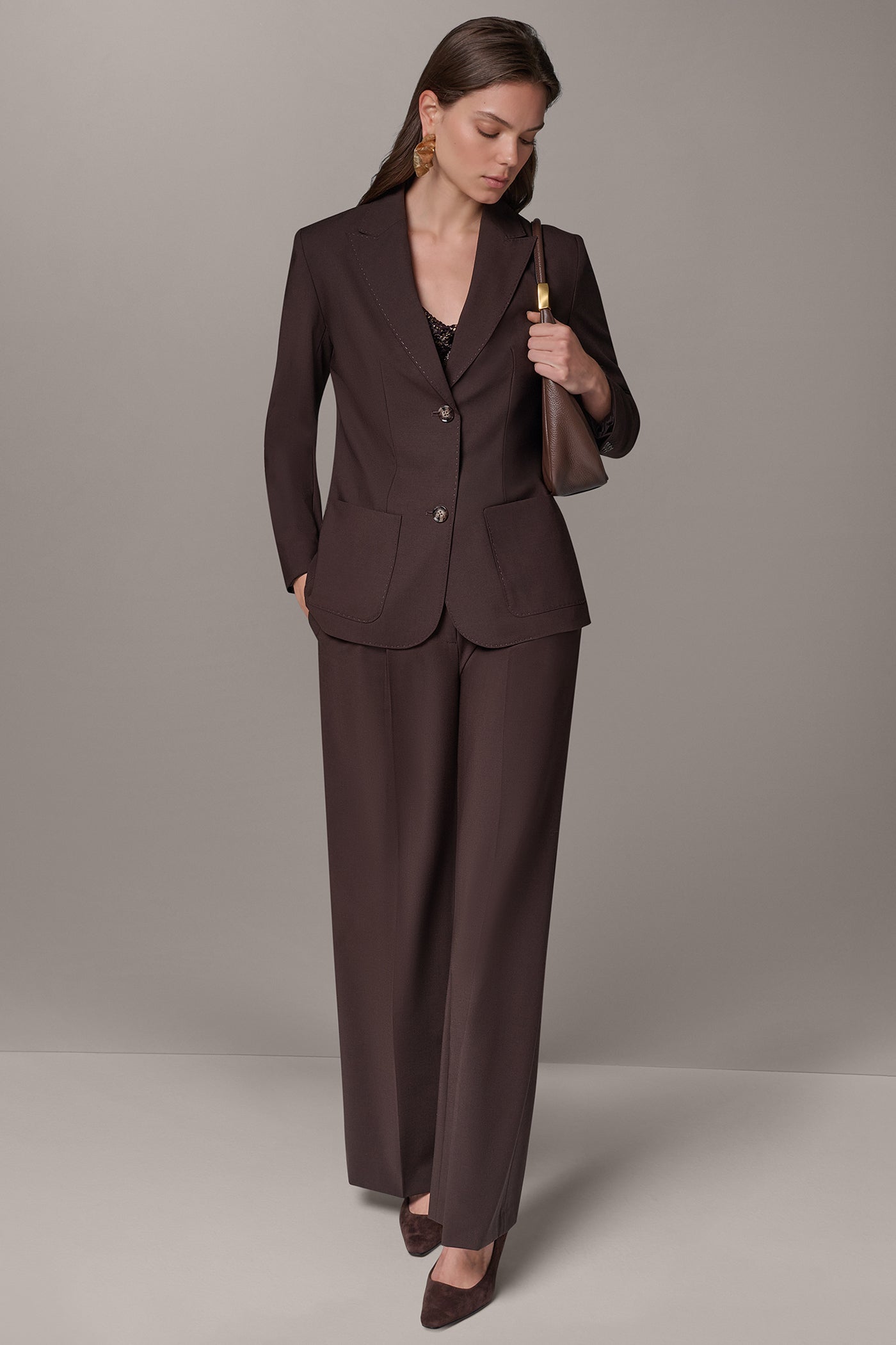 PATCH POCKET SUIT BLAZER VIEW 12